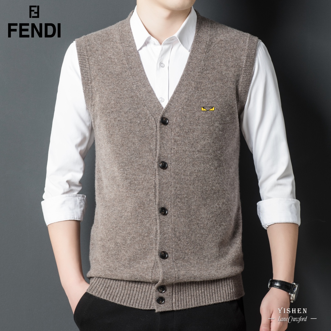 Fendi Kleding Vest Wol