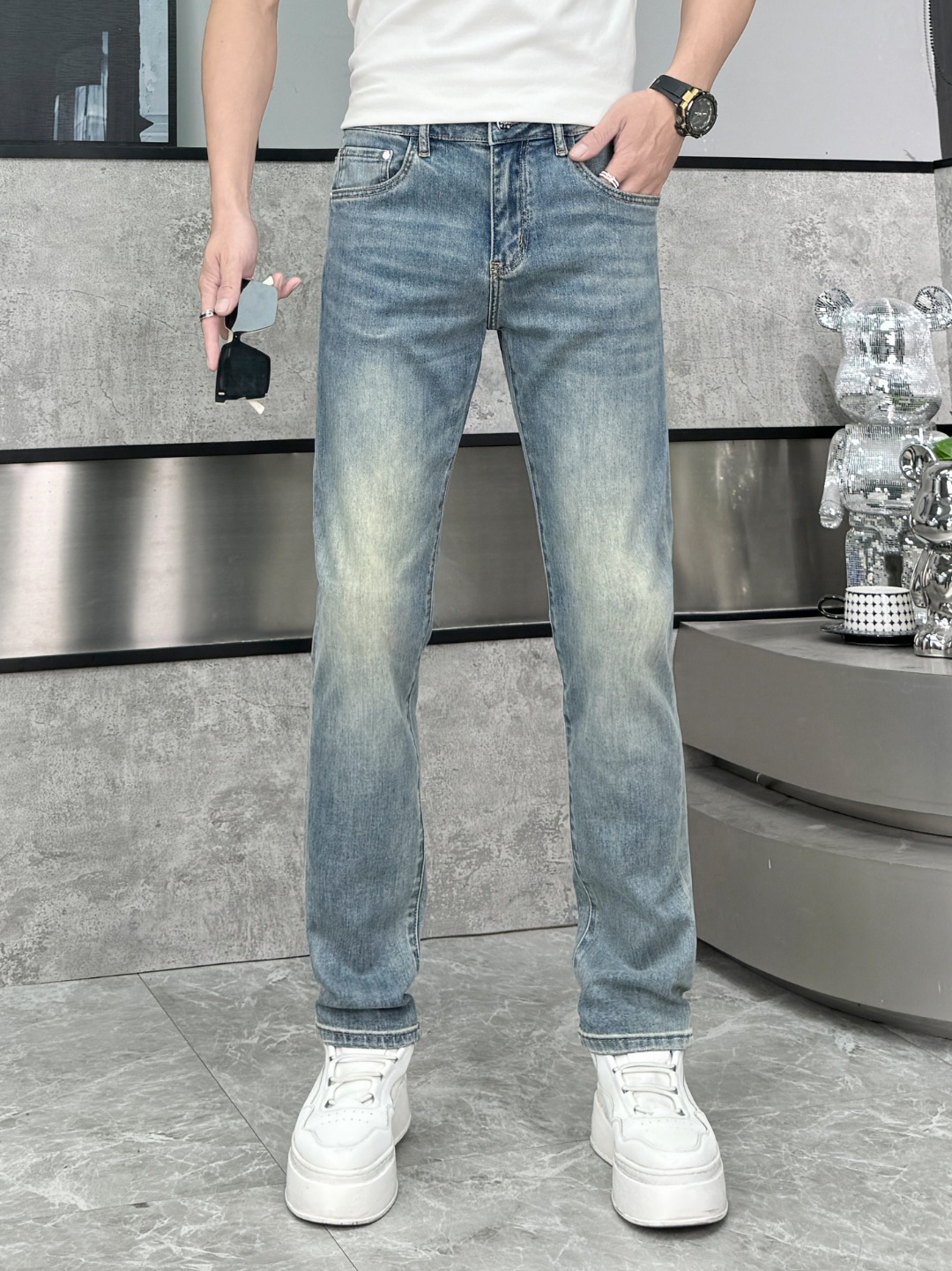 NO:123826,2025 spring and summer model C [spot direct purchase] No. 6320 Number of codes 28-3837,, 198609092025春夏款 C【现货直批】 款号6320 码数28-3837,, ,Men's clothing