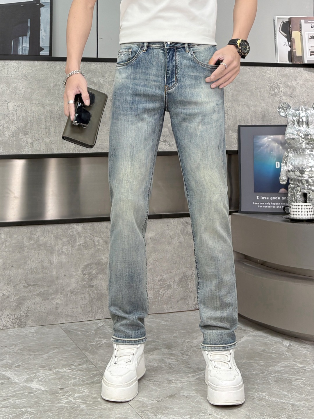 NO:123830,2025 spring and summer model C [spot direct purchase] No. 6322 Number of codes 28-3837,,alexander wang198609092025春夏款 C【现货直批】 款号6322 码数28-3837,,alexander wang,Men's clothing