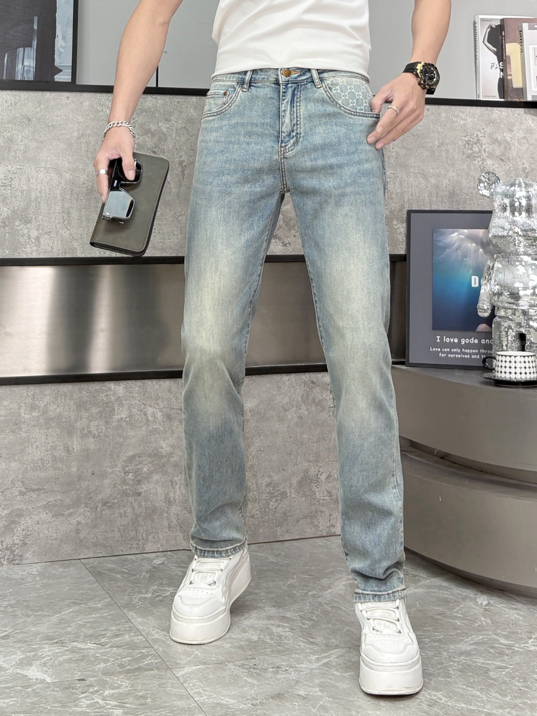 NO:123838,2025 spring and summer model C [spot direct purchase] No. 6323 Number of codes 28-3837,,alexander wang198609092025春夏款 C【现货直批】 款号6323 码数28-3837,,alexander wang,Men's clothing