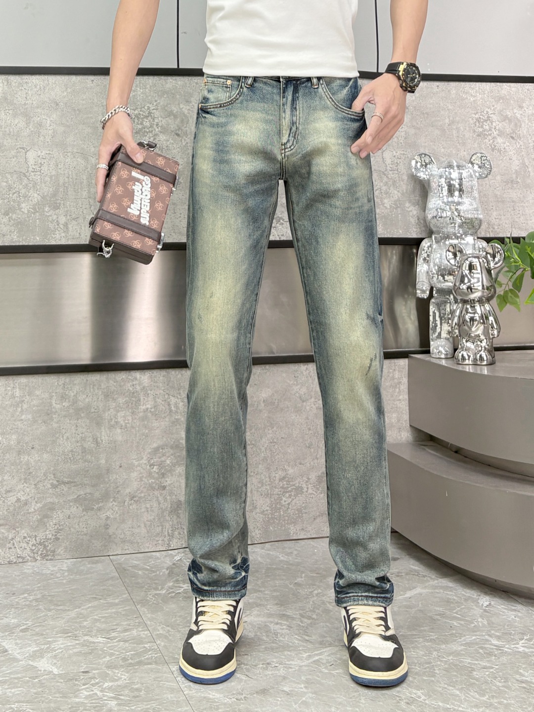 NO:118693,2025 spring and summer model A [spot direct purchase] No. 6358 Number of codes 28-3837,,alexander wang198609092025春夏款 A【现货直批】 款号6358 码数28-3837,,alexander wang,Men's clothing