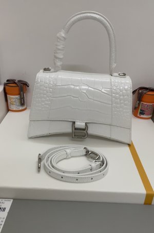 Balenciaga Hourglass Bags White