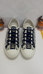 Dior Shoes Embroidery Women Casual