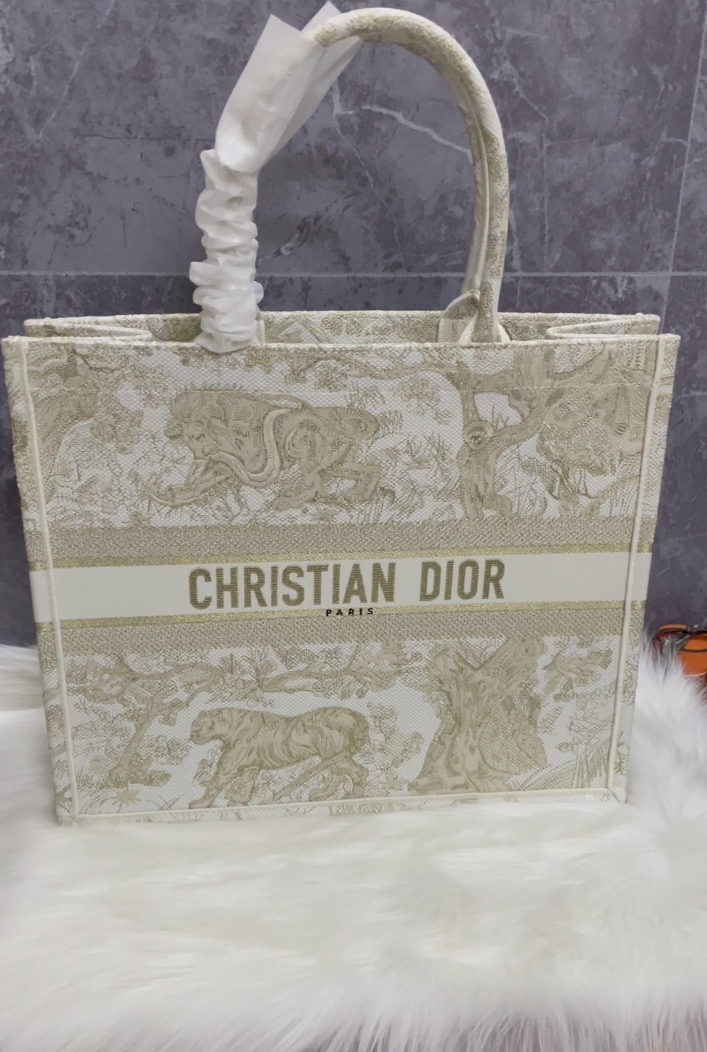 Dior Handbags Tote Bags Embroidery