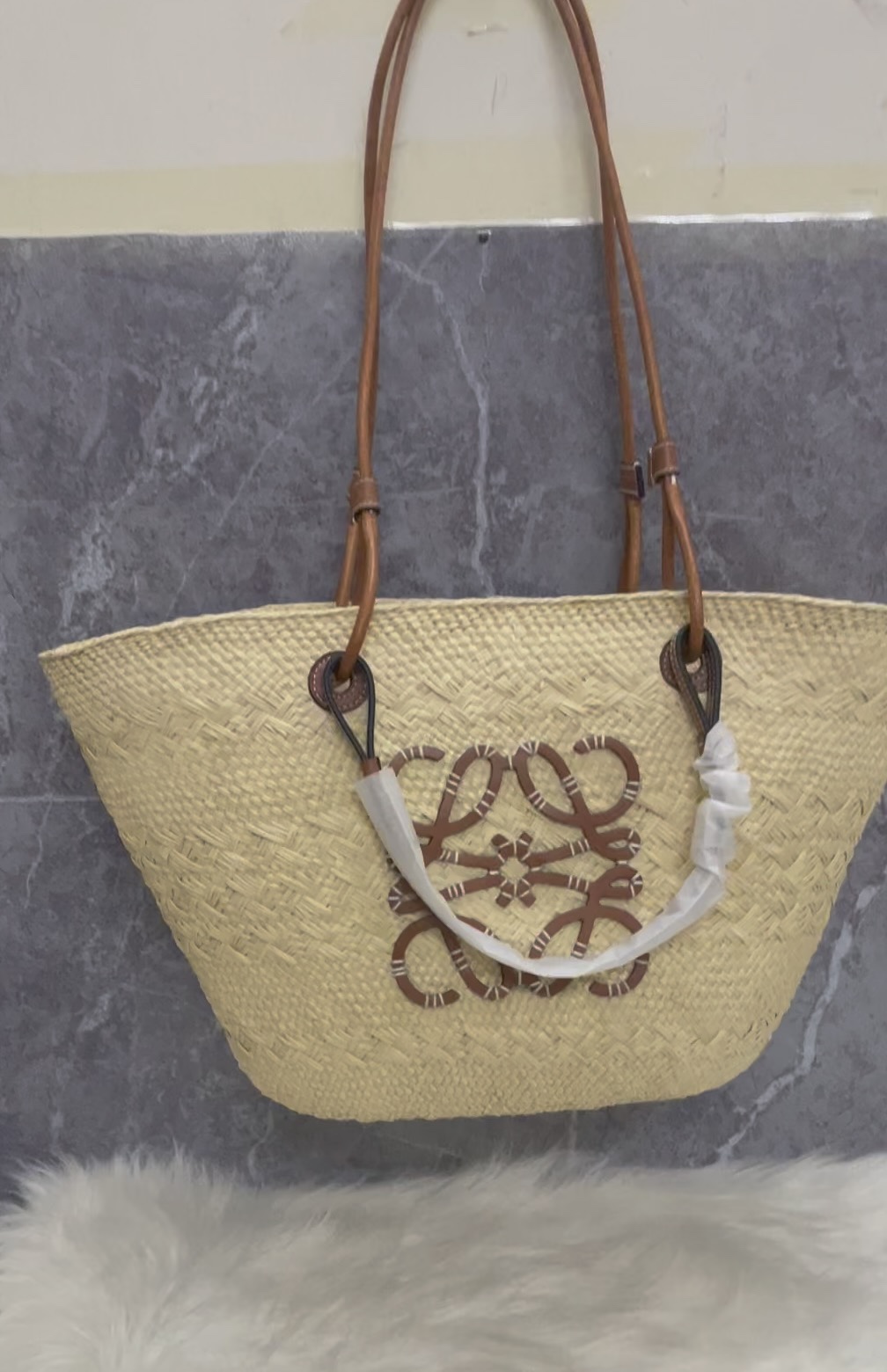 Loewe Handbags Crossbody & Shoulder Bags Weave Raffia