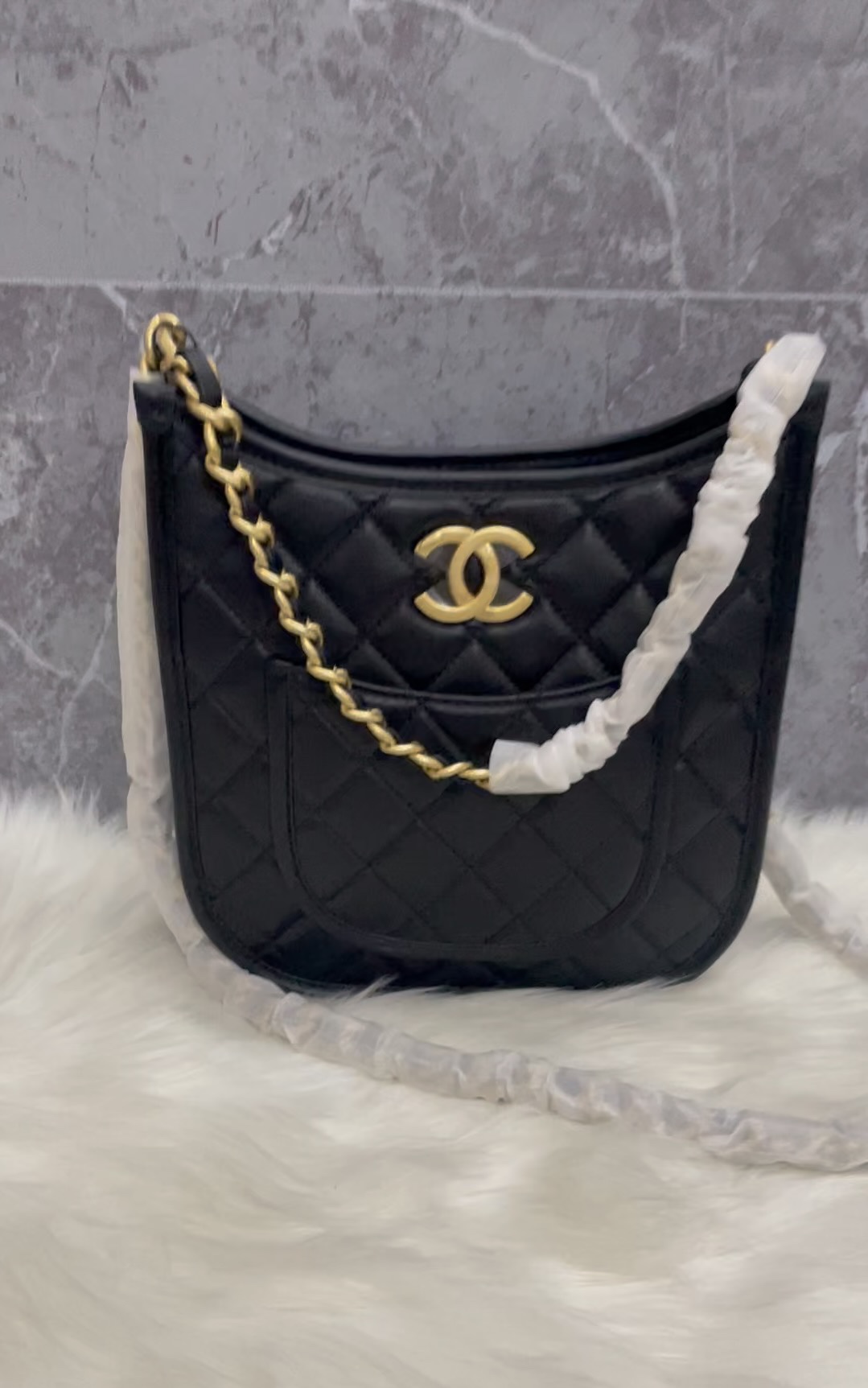 Chanel Wholesale
 Crossbody & Shoulder Bags Black Cowhide Fetal