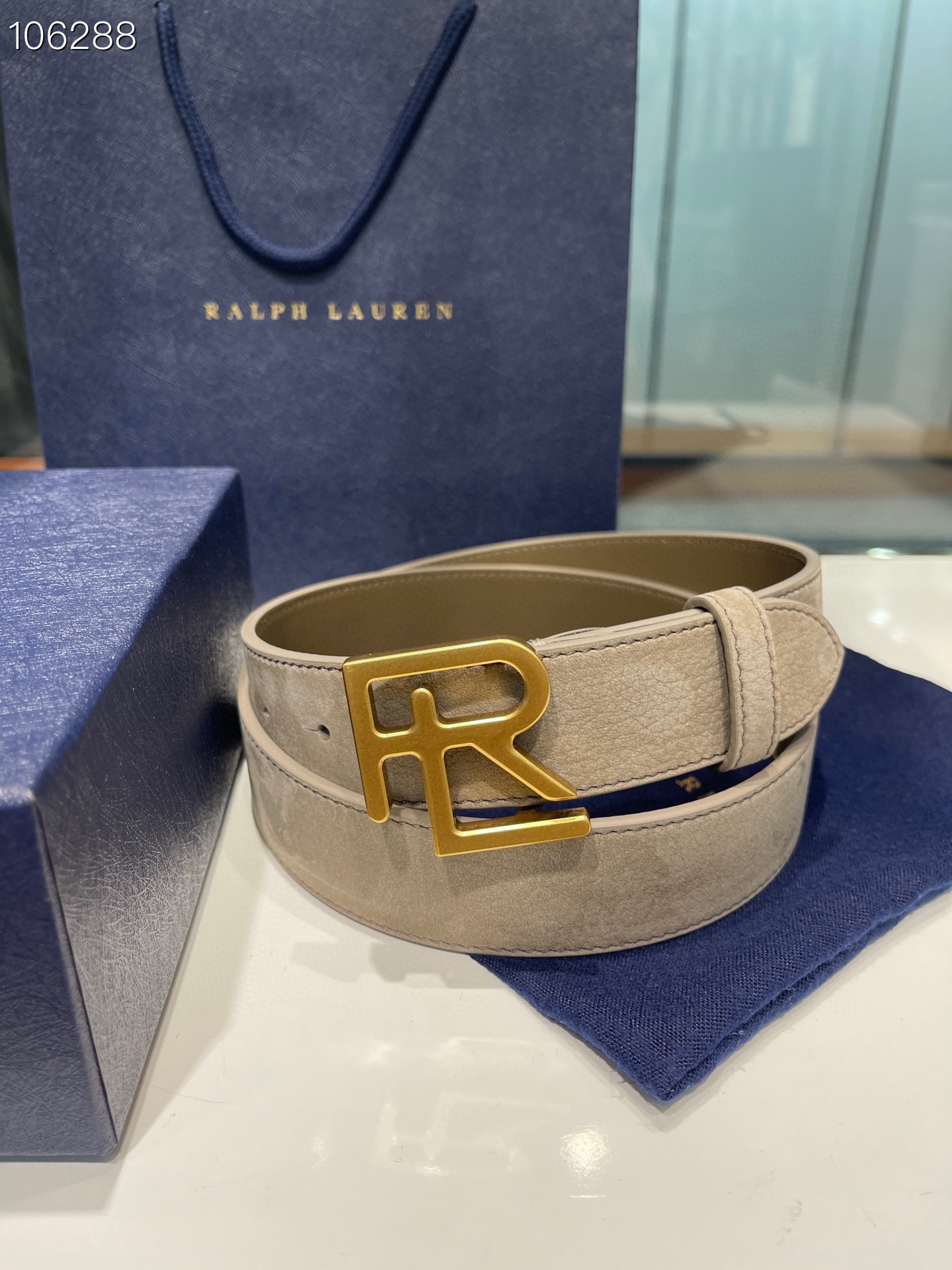 Ralph Lauren/拉夫劳伦 24年RL新款 腰带宽3.5cm