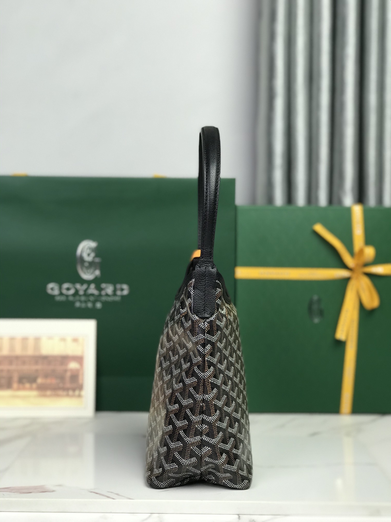 Goyard Style Black Hobo Bag Bags Hobo Bag detail image 3 from source 763981
