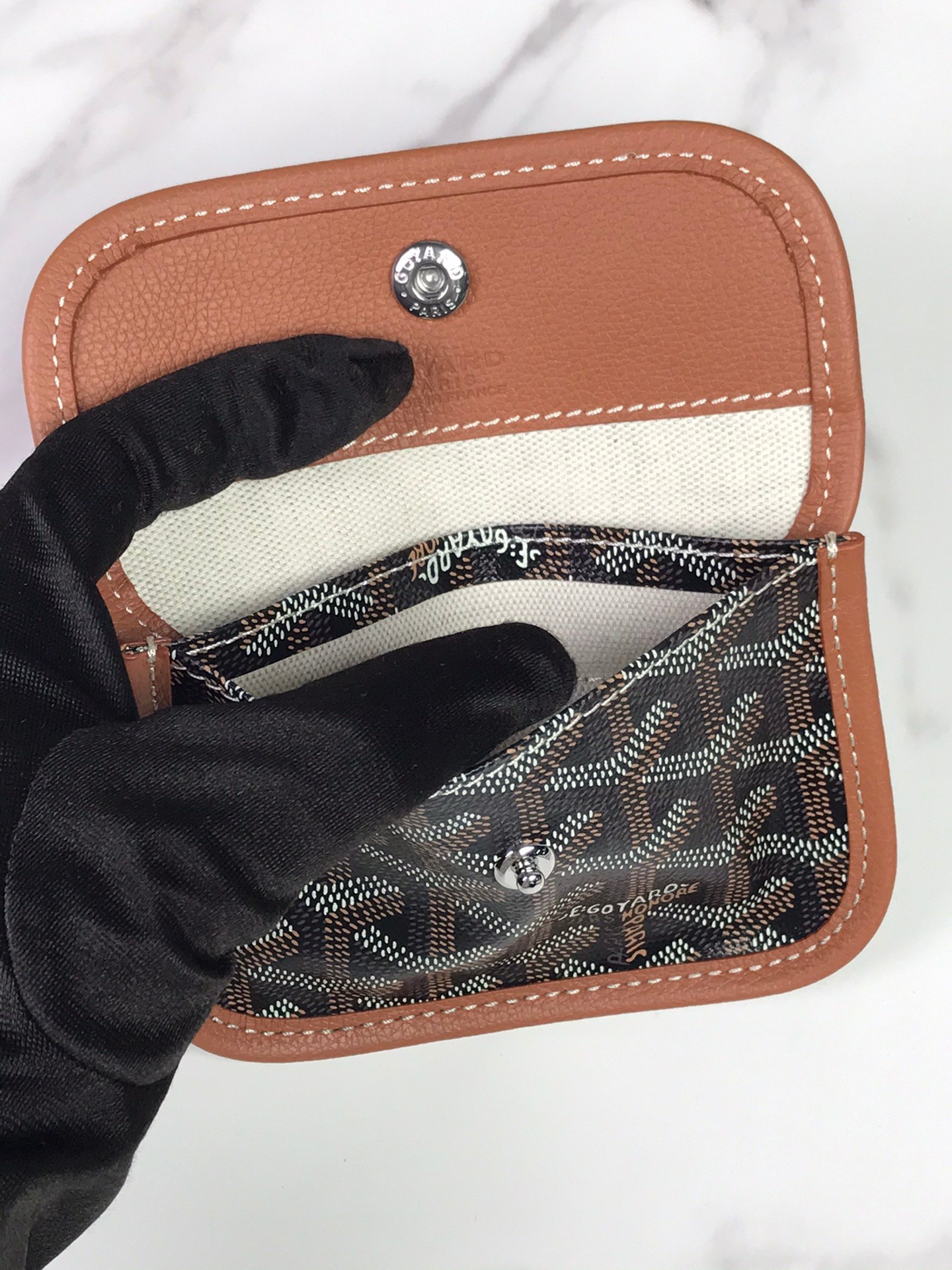 Goyard Style Brown Hobo Bag Bags Hobo Bag detail image 5 from source 763982