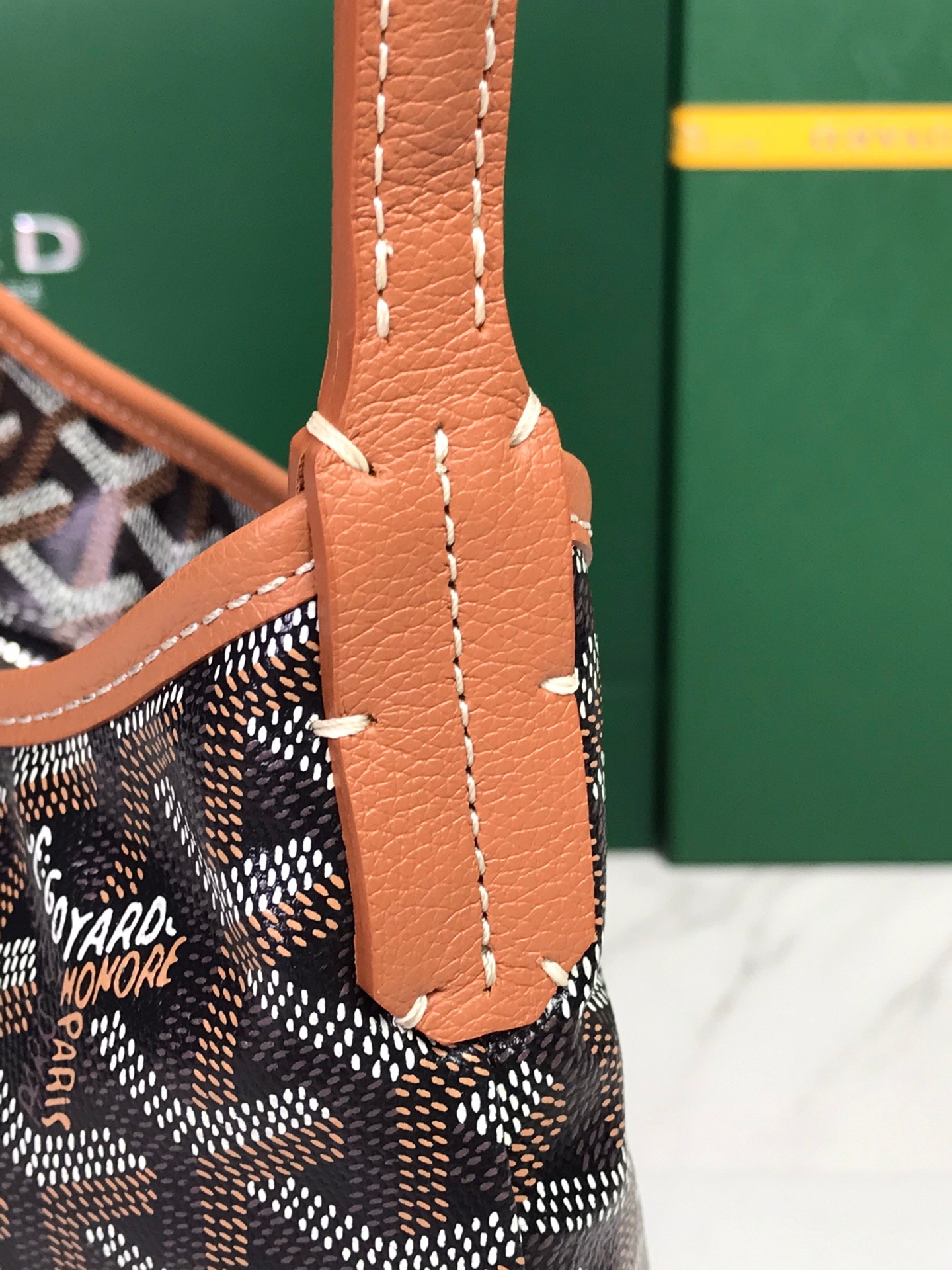 Goyard Style Brown Hobo Bag Bags Hobo Bag detail image 6 from source 763982