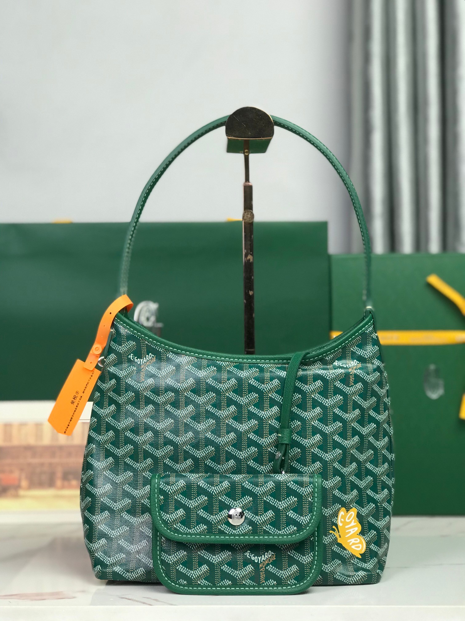 Goyard Style Green Hobo Bag Bags Hobo Bag detail image 1 from source 763983