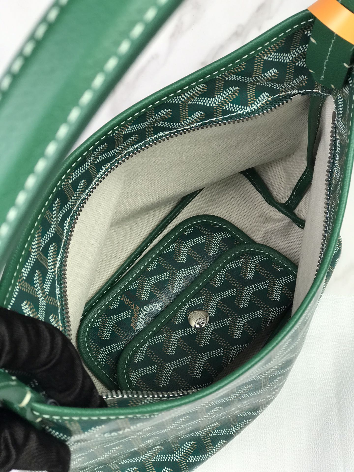 Goyard Style Green Hobo Bag Bags Hobo Bag detail image 6 from source 763983