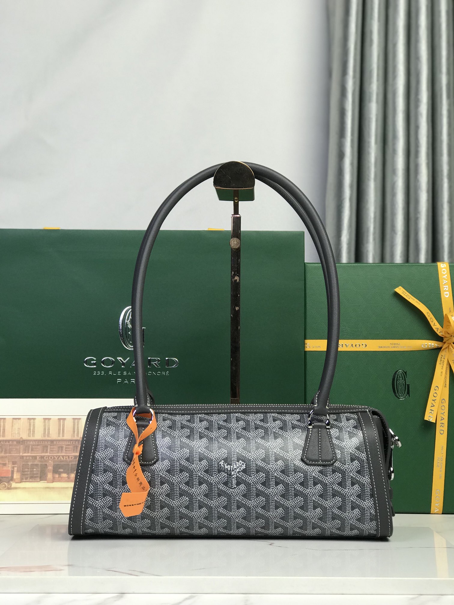 Goyard Style Leather Backpack Bags Backpack detail image 1 from source 763978