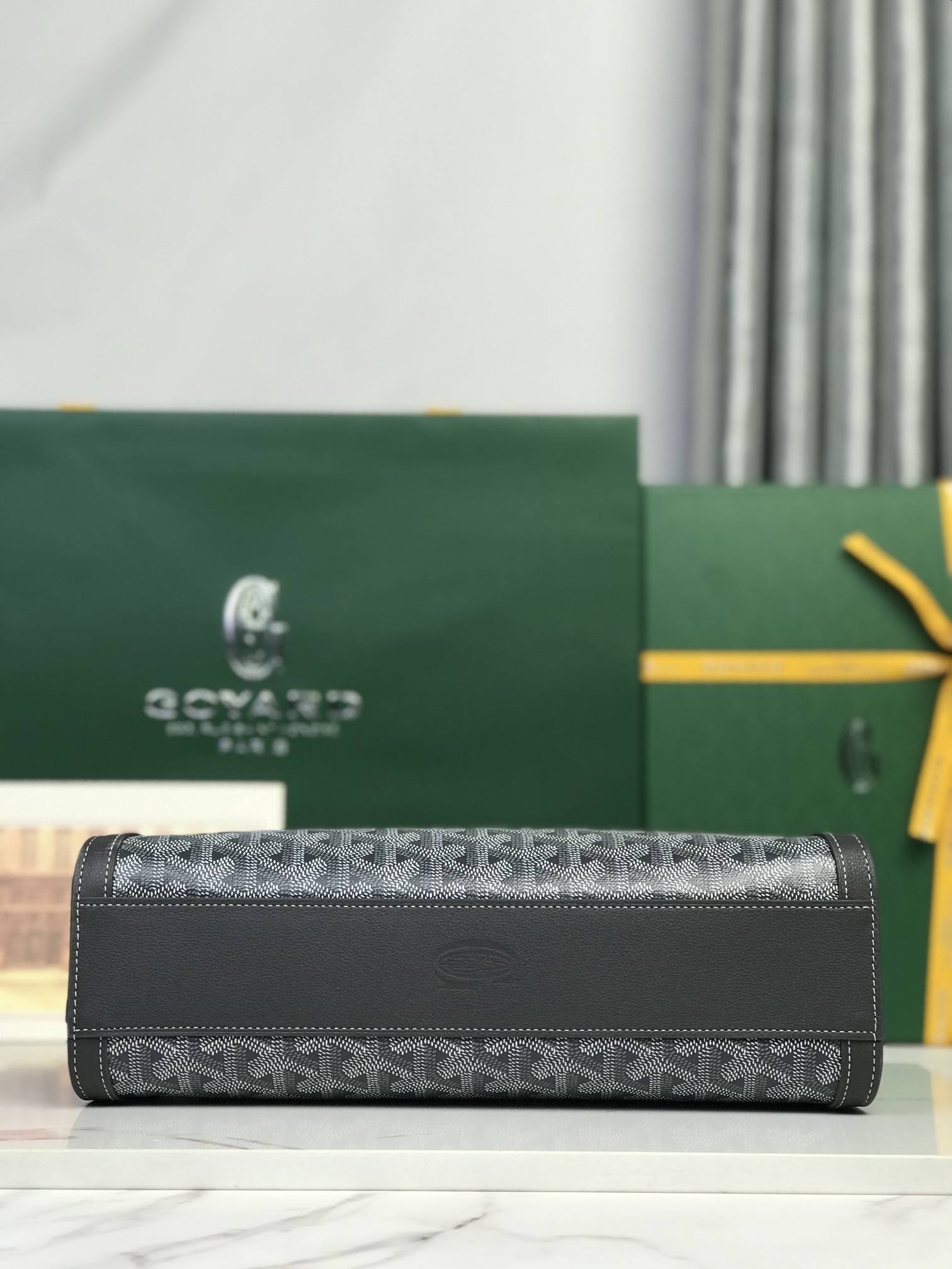 Goyard Style Leather Backpack Bags Backpack detail image 5 from source 763978