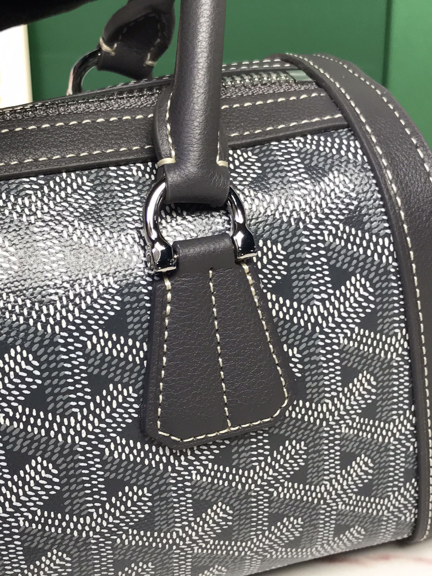 Goyard Style Leather Backpack Bags Backpack detail image 6 from source 763978