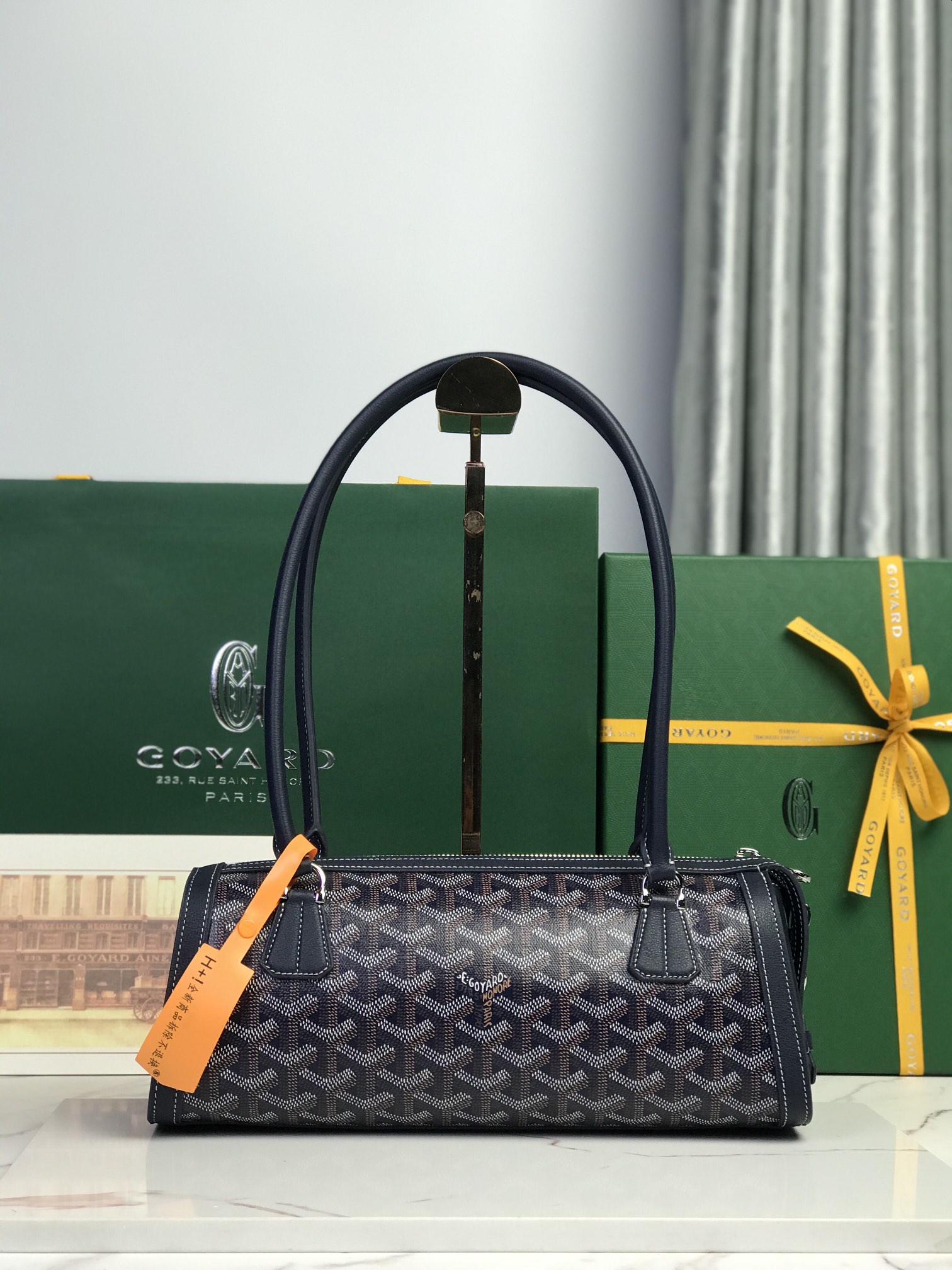 Goyard Style Leather Backpack Bags Backpack detail image 1 from source 763977
