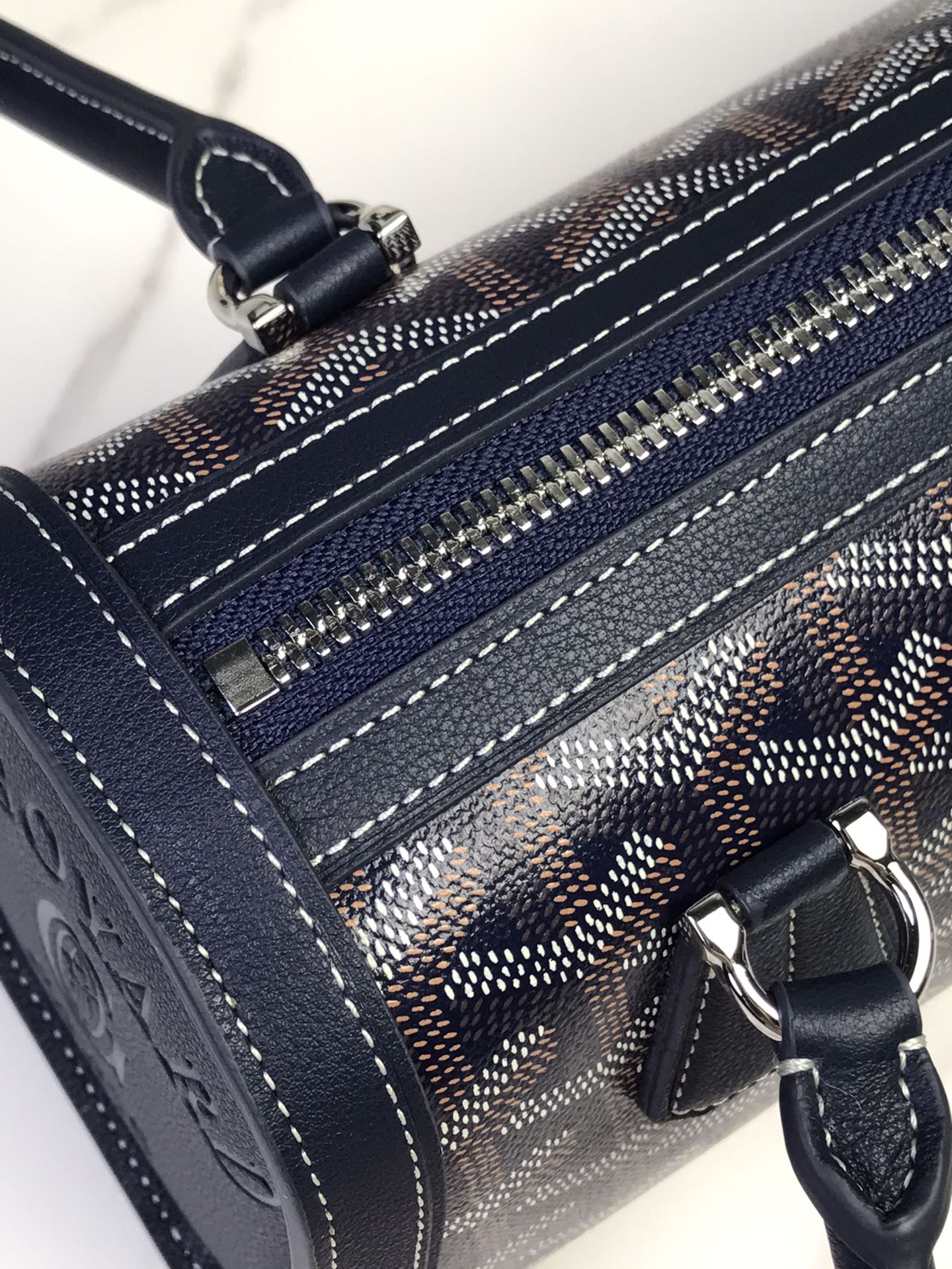 Goyard Style Leather Backpack Bags Backpack detail image 6 from source 763977