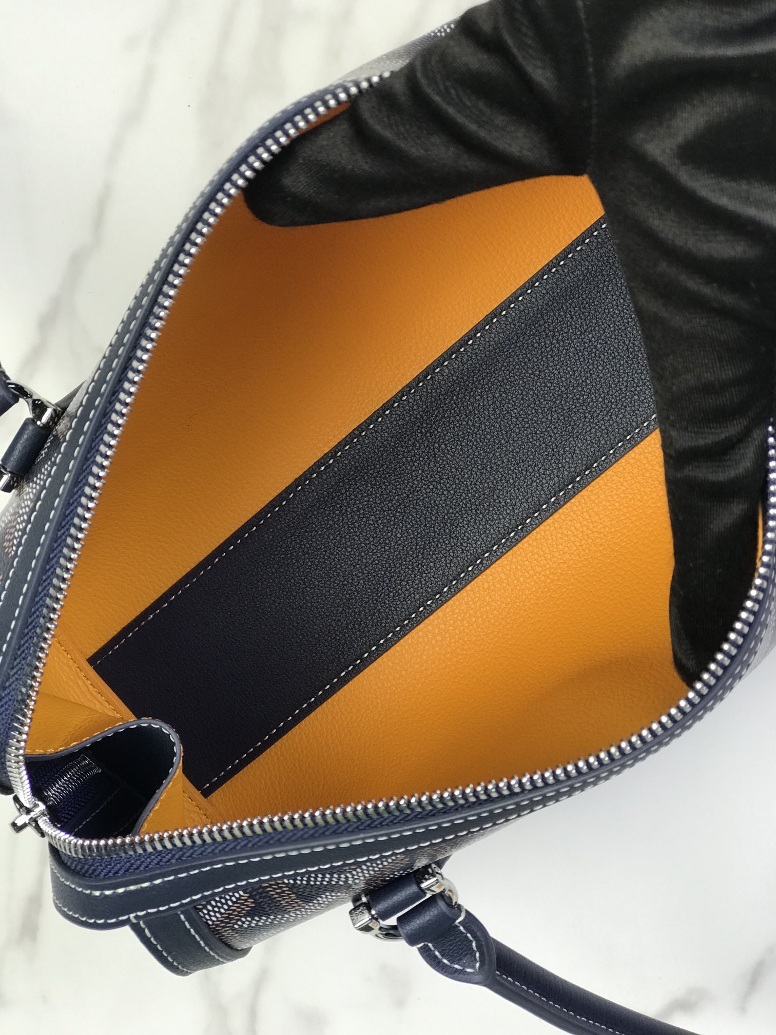 Goyard Style Leather Backpack Bags Backpack detail image 8 from source 763977