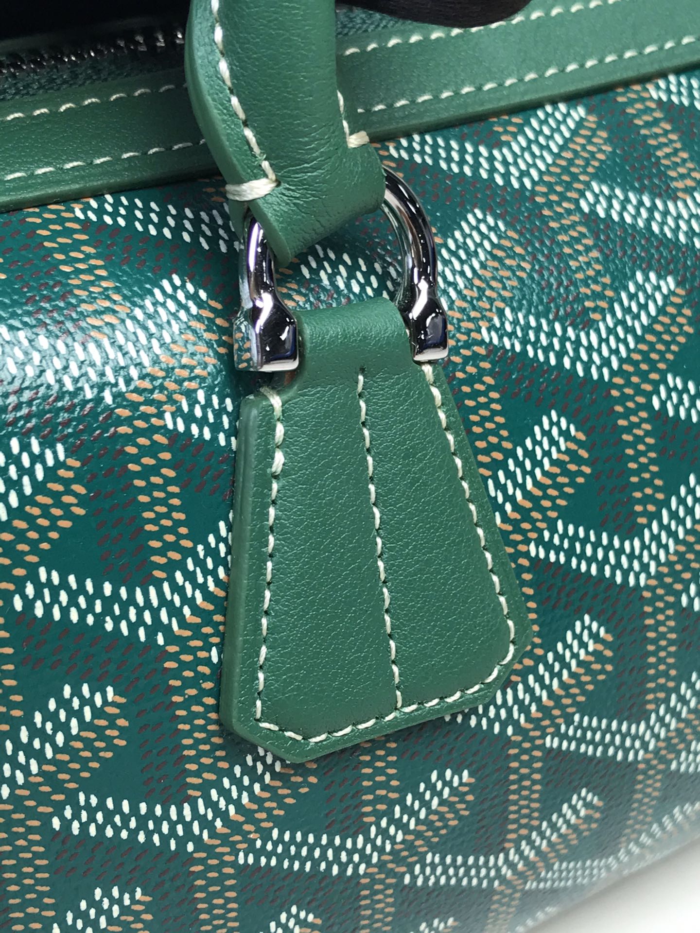 Goyard Style Leather Backpack Bags Backpack detail image 4 from source 763976