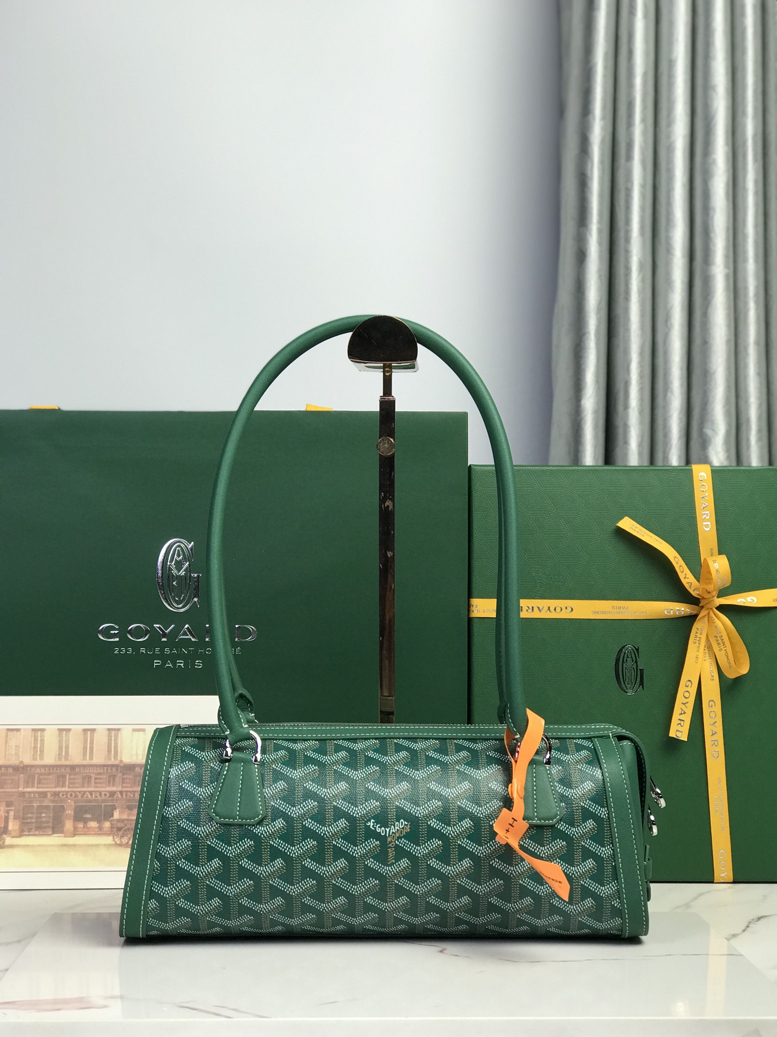 Goyard Style Leather Backpack Bags Backpack detail image 1 from source 763976