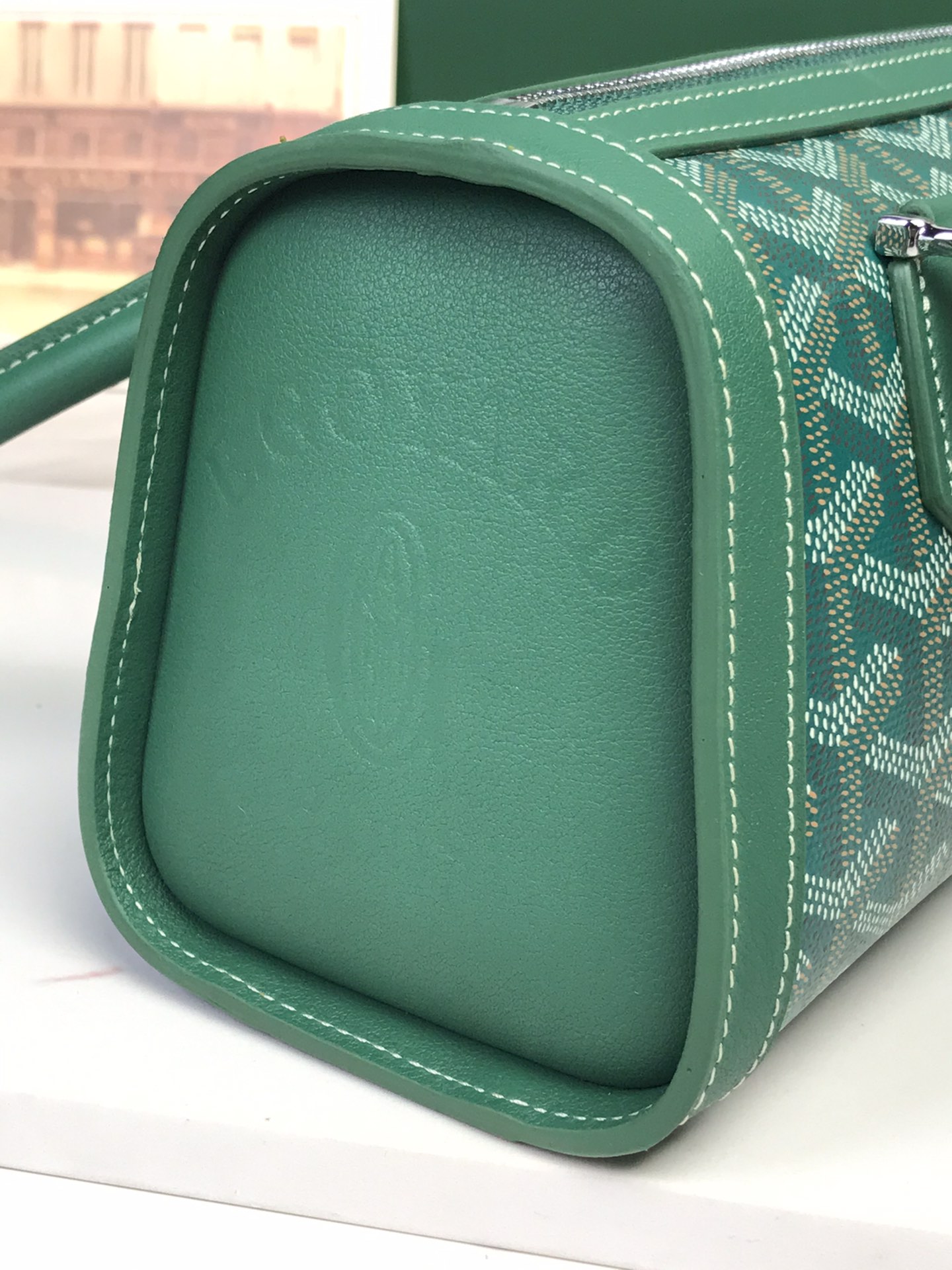 Goyard Style Leather Backpack Bags Backpack detail image 5 from source 763976