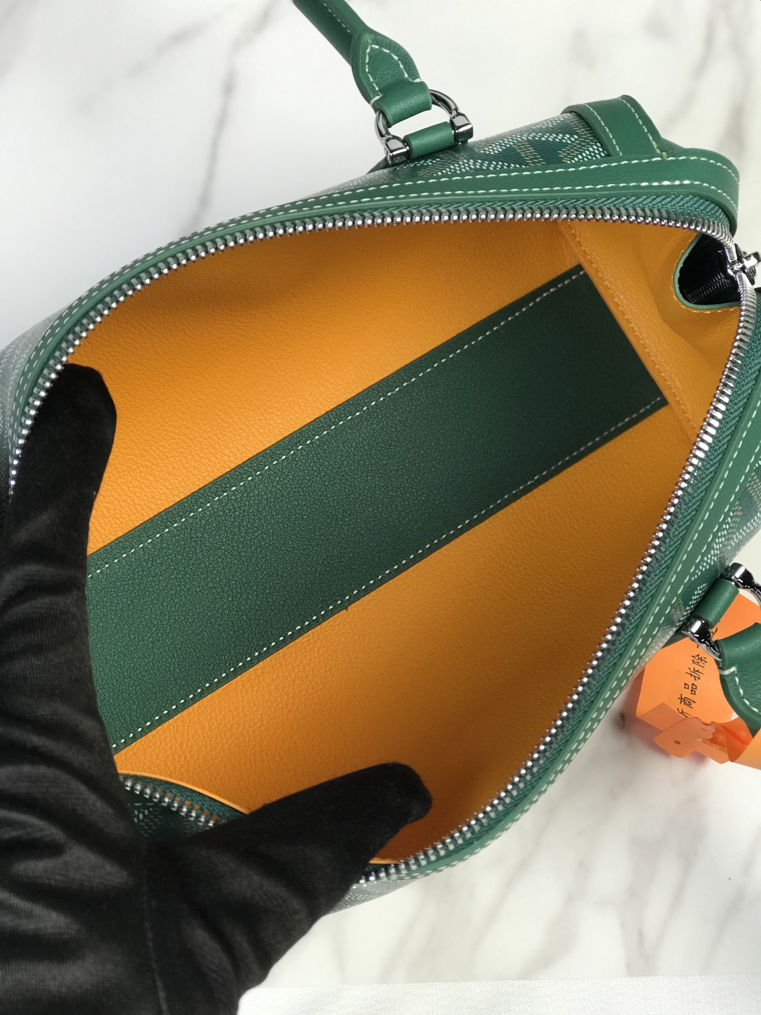 Goyard Style Leather Backpack Bags Backpack detail image 7 from source 763976