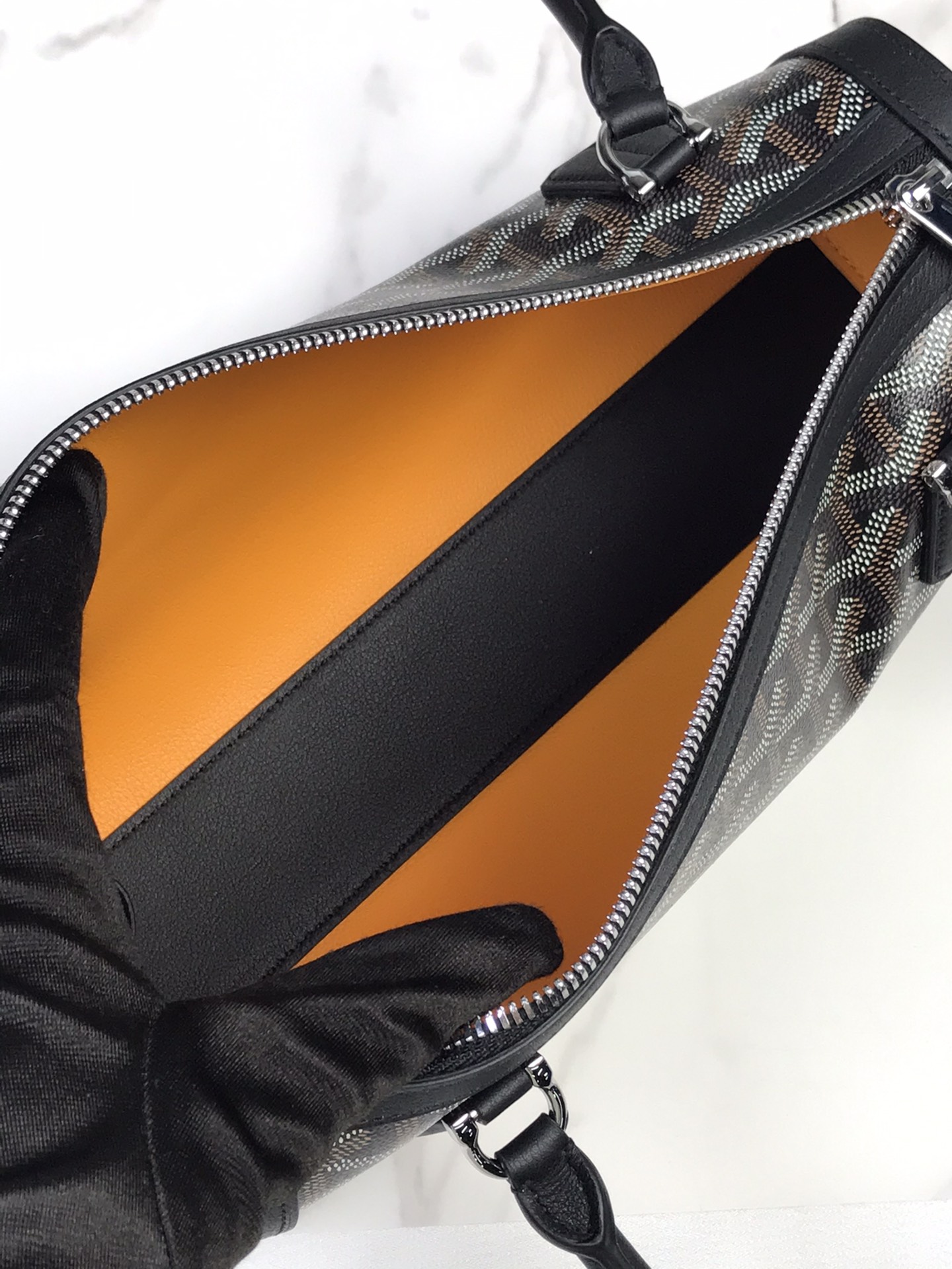 Goyard Style Leather Backpack Bags Backpack detail image 7 from source 763975