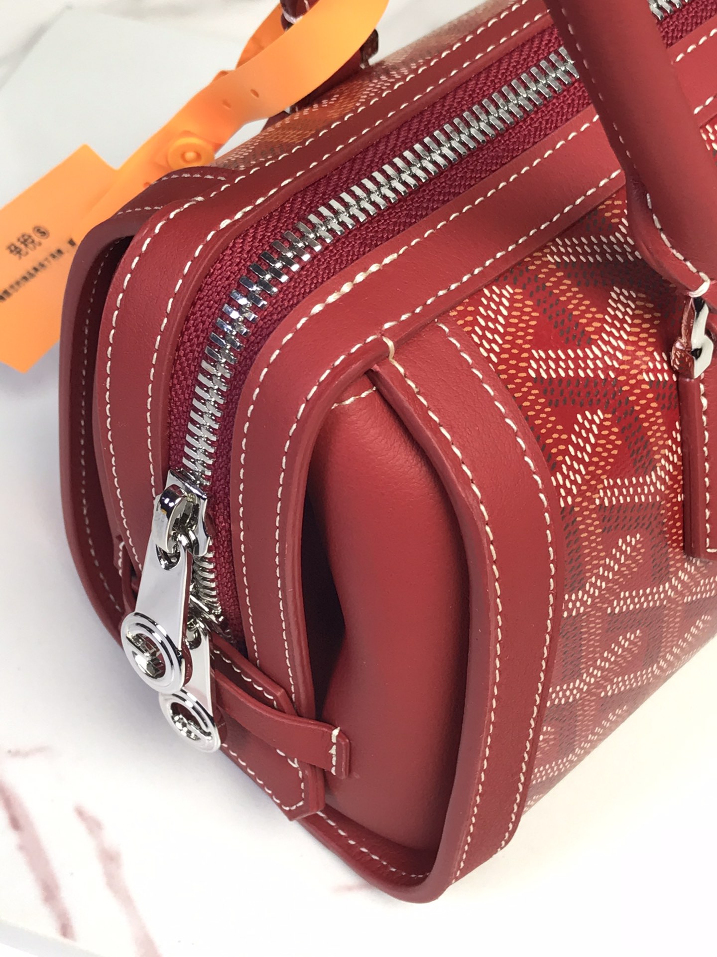 Goyard Style Leather Backpack Bags Backpack detail image 8 from source 763974