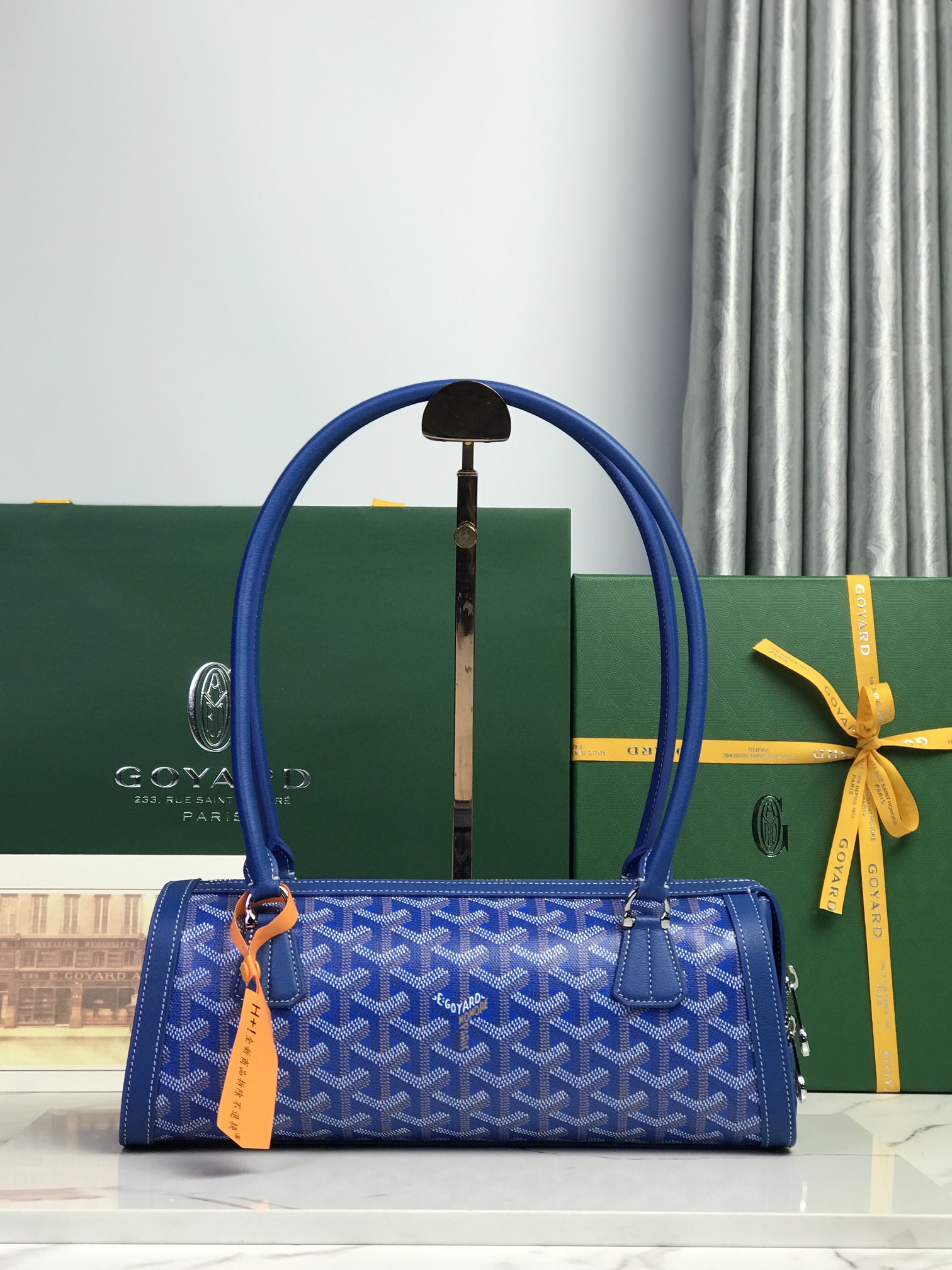 Goyard Style Leather Backpack Bags Backpack detail image 1 from source 763973