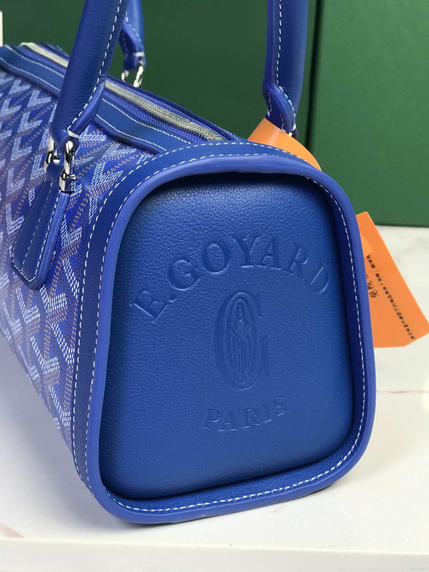 Goyard Style Leather Backpack Bags Backpack detail image 6 from source 763973
