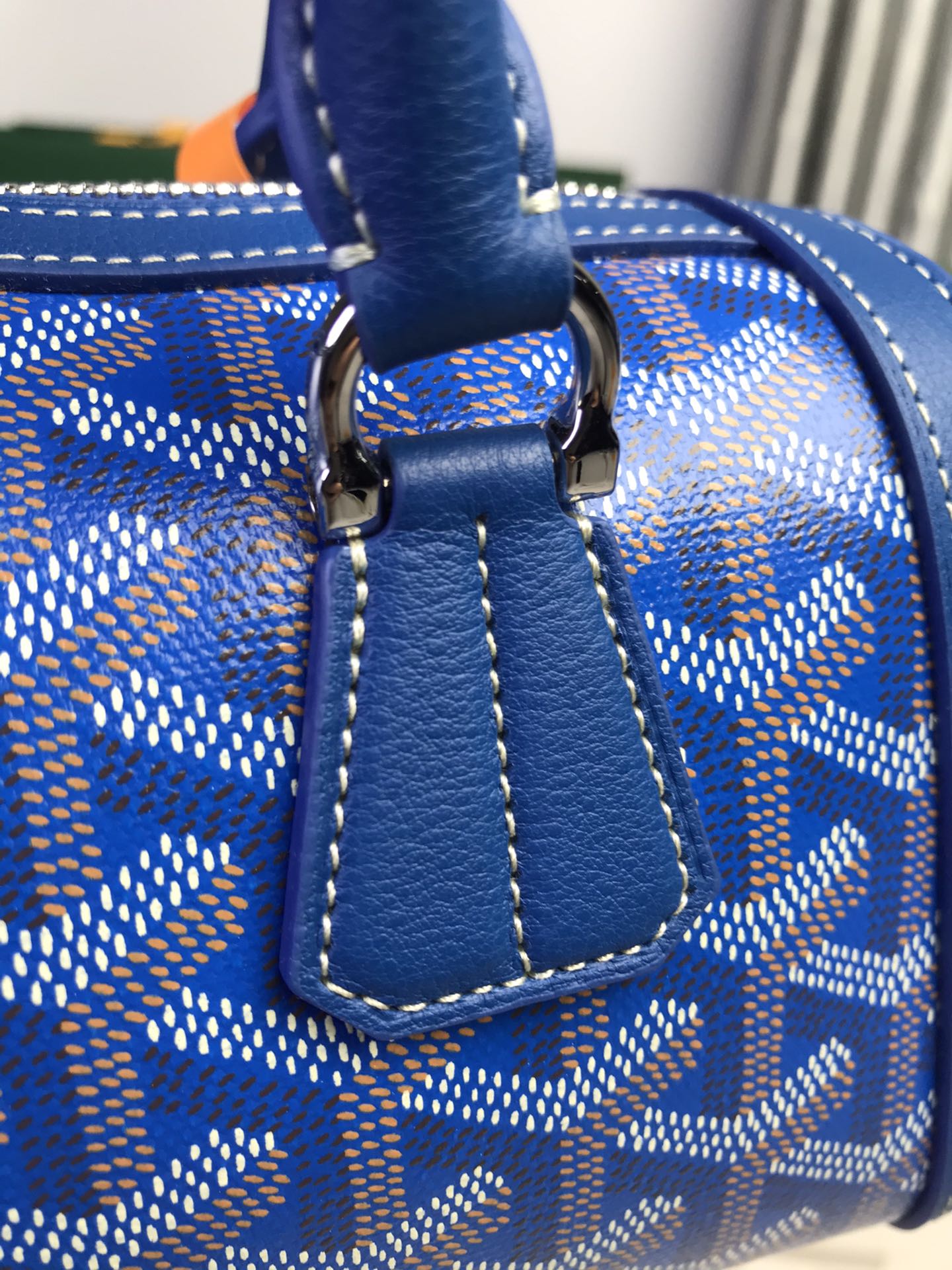 Goyard Style Leather Backpack Bags Backpack detail image 9 from source 763973