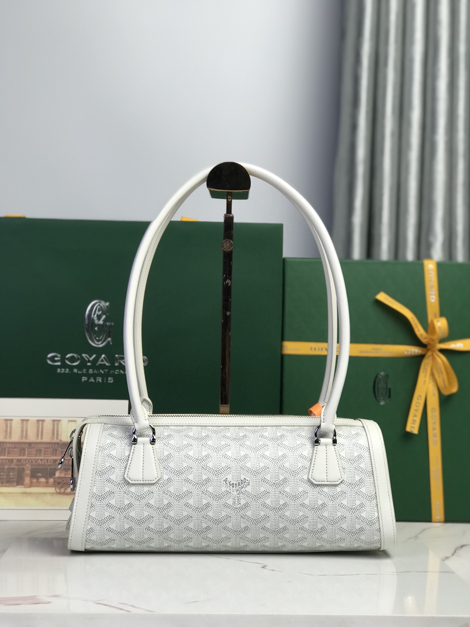 Goyard Style Leather Backpack Bags Backpack detail image 2 from source 763972