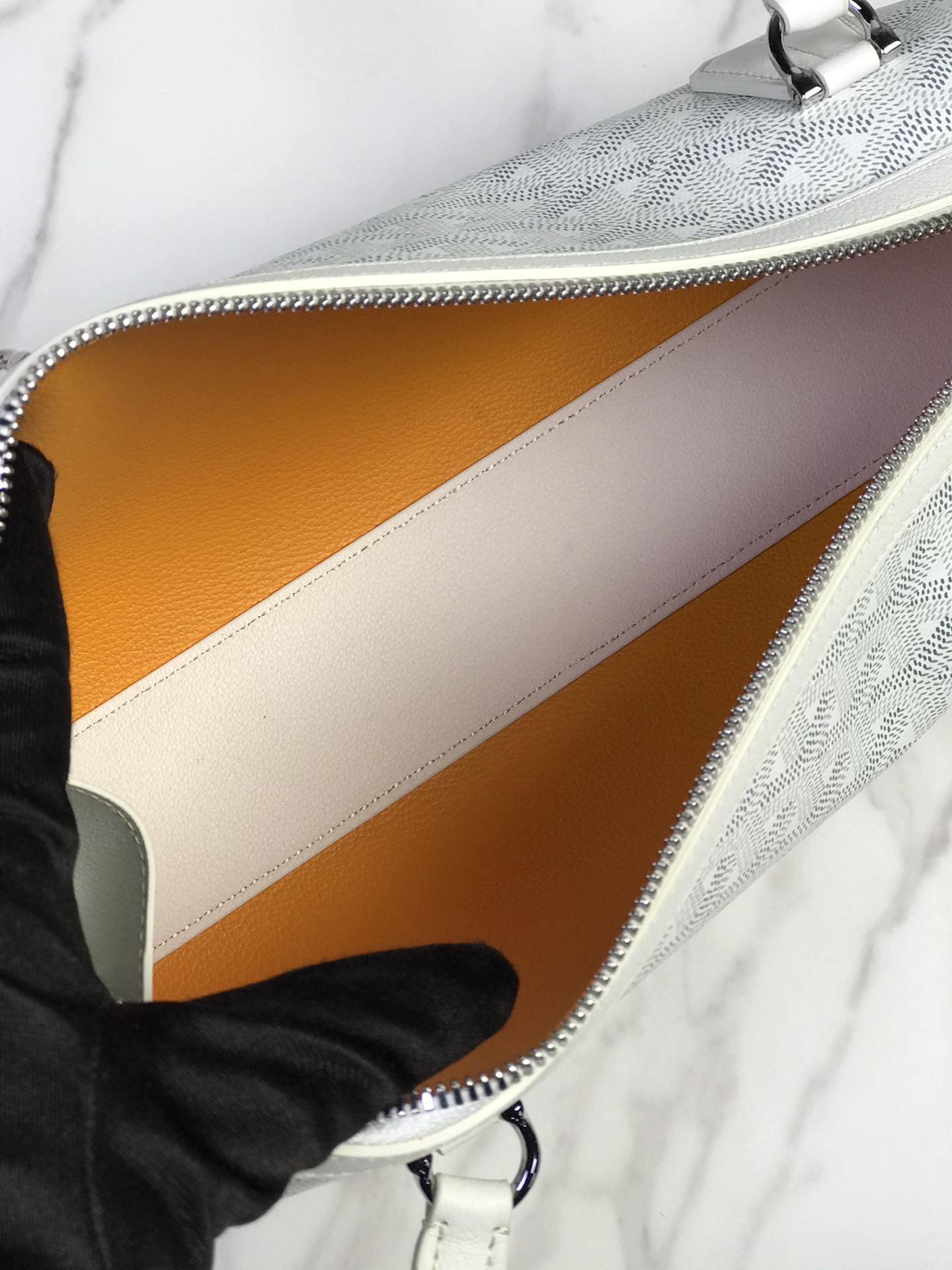 Goyard Style Leather Backpack Bags Backpack detail image 7 from source 763972