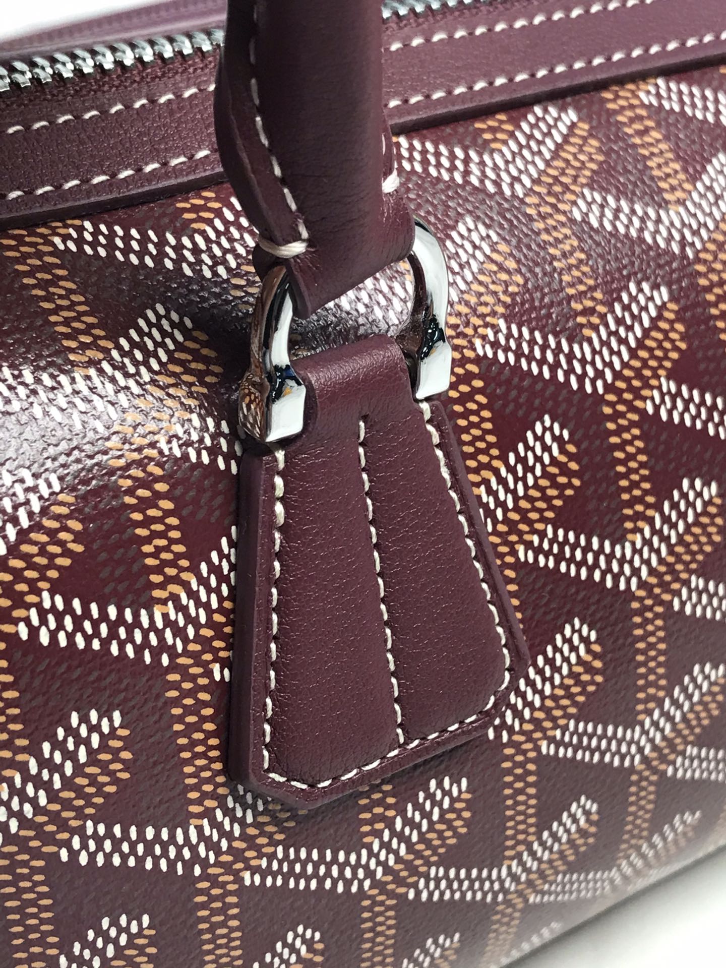 Goyard Style Leather Backpack Bags Backpack detail image 7 from source 763971