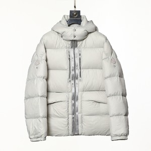 Buy the Best High Quality Replica Moncler Clothing Down Jacket Brand Designer White Printing Goose Down Hooded Top