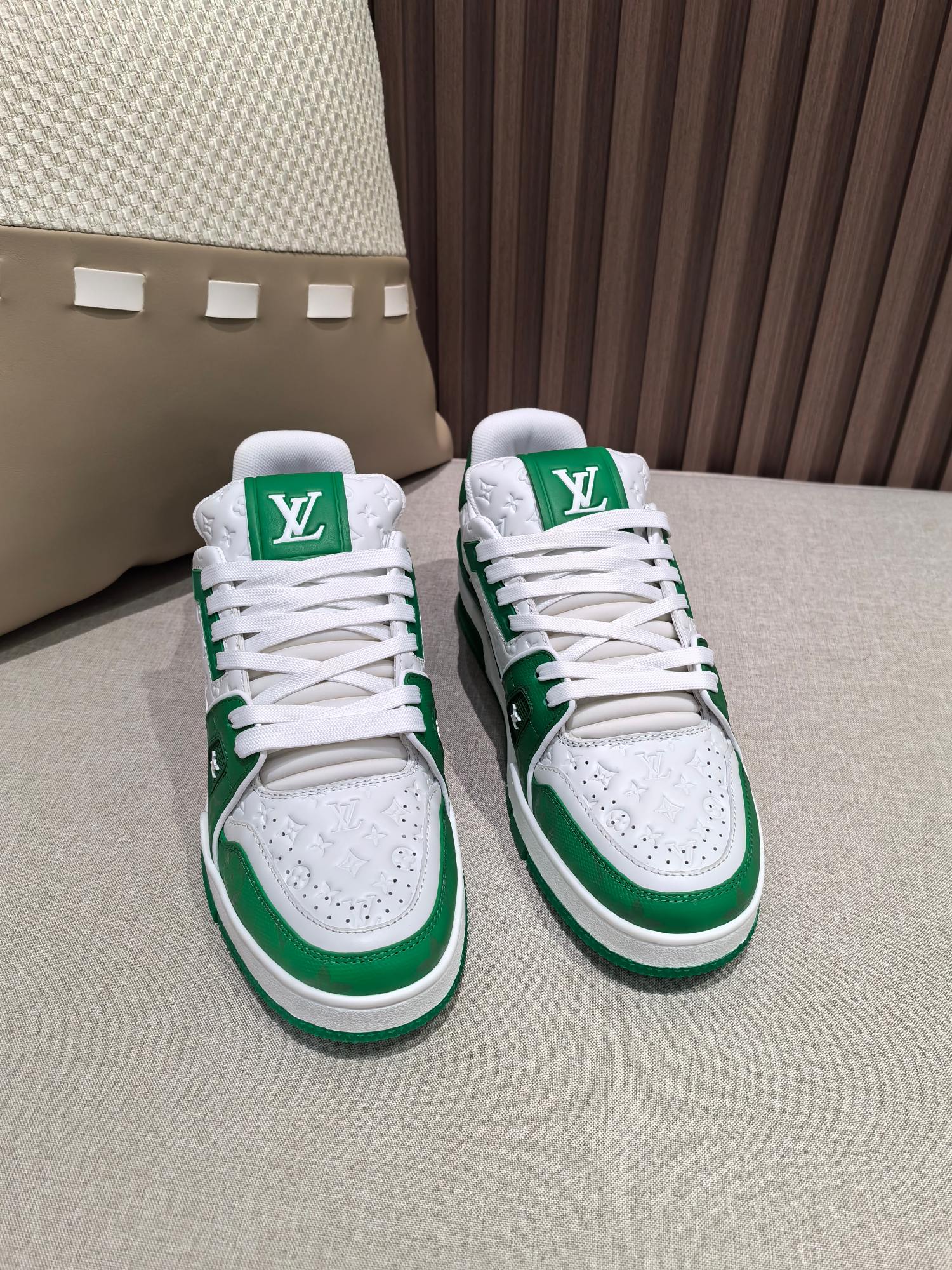 Precio de fábrica p420@Verde en relieve [LV]🏀Zapatillas casuales de baloncesto de serie limitada para parejas👫 ¡Entre…