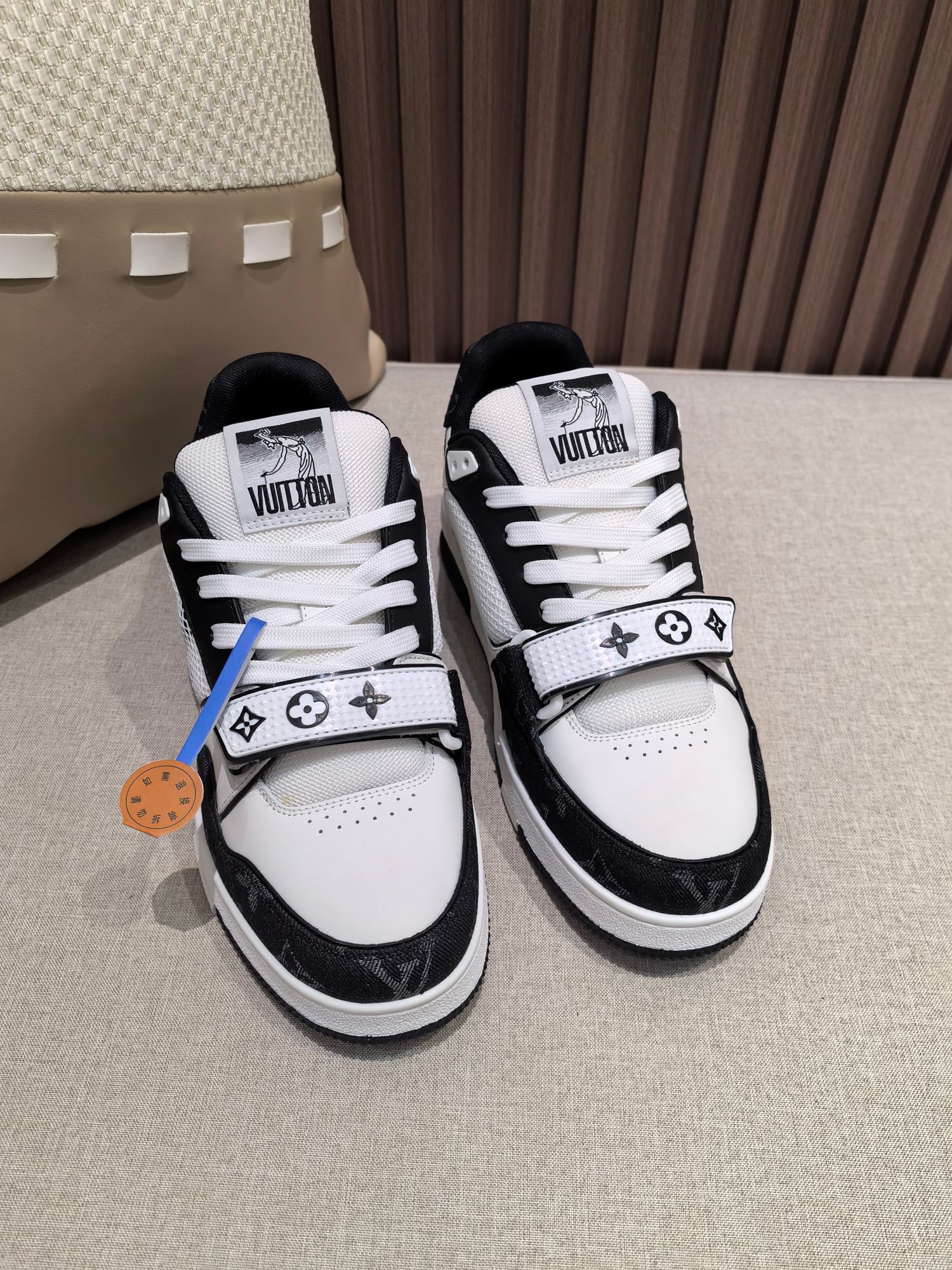 Precio de fábrica p440 @ Modelo de pareja con velcro👫 Zapatillas de deporte de la versión más comprada de Dongguan "Za…