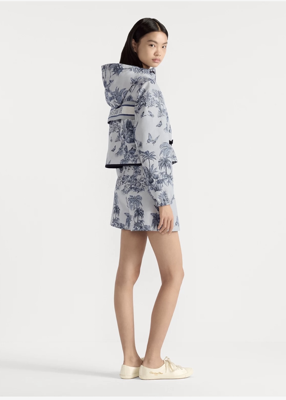 Dior Women's White Tropical Print Mini Skirt with Buckle Belt 5 i1746808216252 6690 0 3