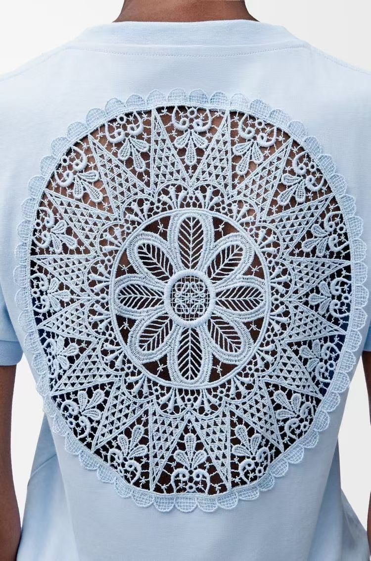 LW Women's Lace Short Sleeve T-Shirt Elegant Hollow Out Back Design 3 i1746893522370 4775 0 1