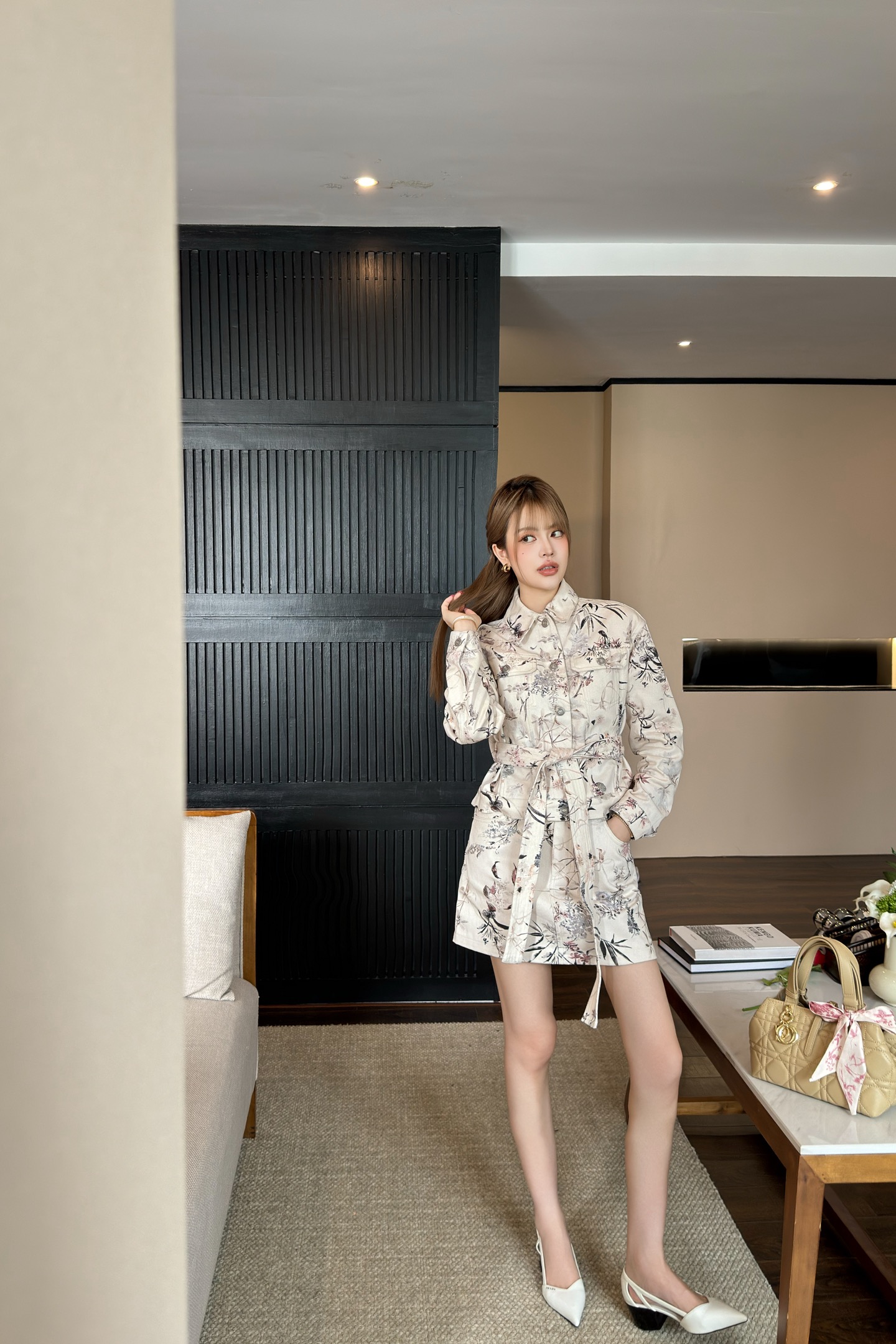 Dior Floral Print Denim Jacket & Skirt Set, 2025 New Arrival 5 i1746988450593 9957 0 4