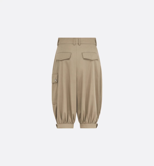 Dior High-Waisted Cotton Twill Shorts with Cargo Pockets - Autumn Collection 1 Dior High-Waisted Cotton Twill Shorts with Cargo Pockets - Autumn Collection
