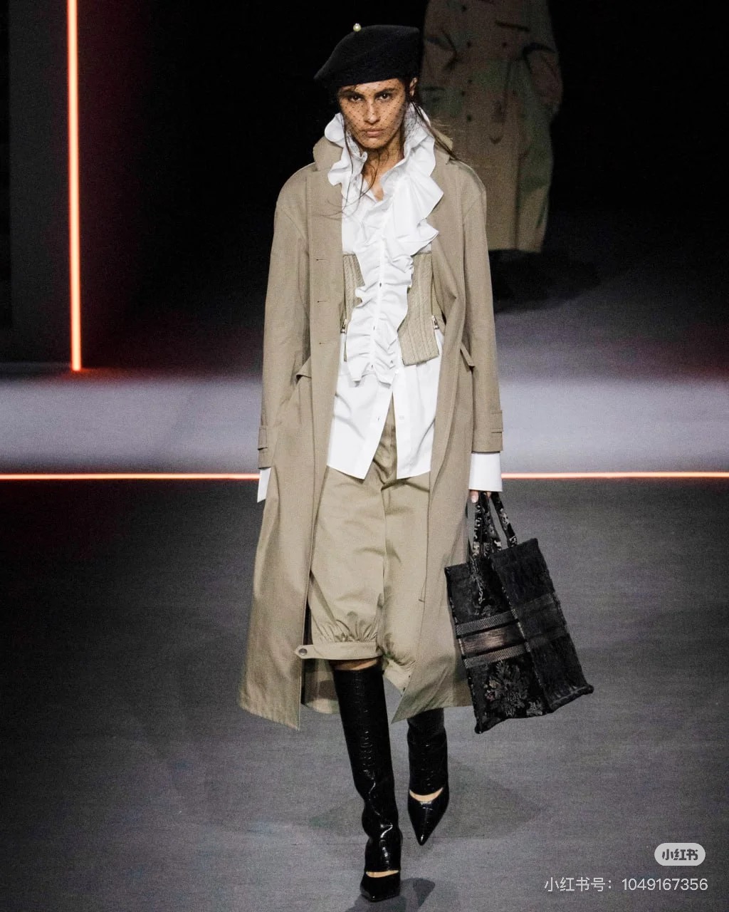 Elegant Trench Coat with Detachable Corset, Autumn Style, Pure Cotton Fabric 1 i1757177355323 8997 0 0