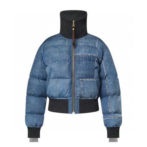 Louis Vuitton 2025FW Denim Padded Down Jacket - Warm & Stylish 1 Louis Vuitton 2025FW Denim Padded Down Jacket - Warm & Stylish