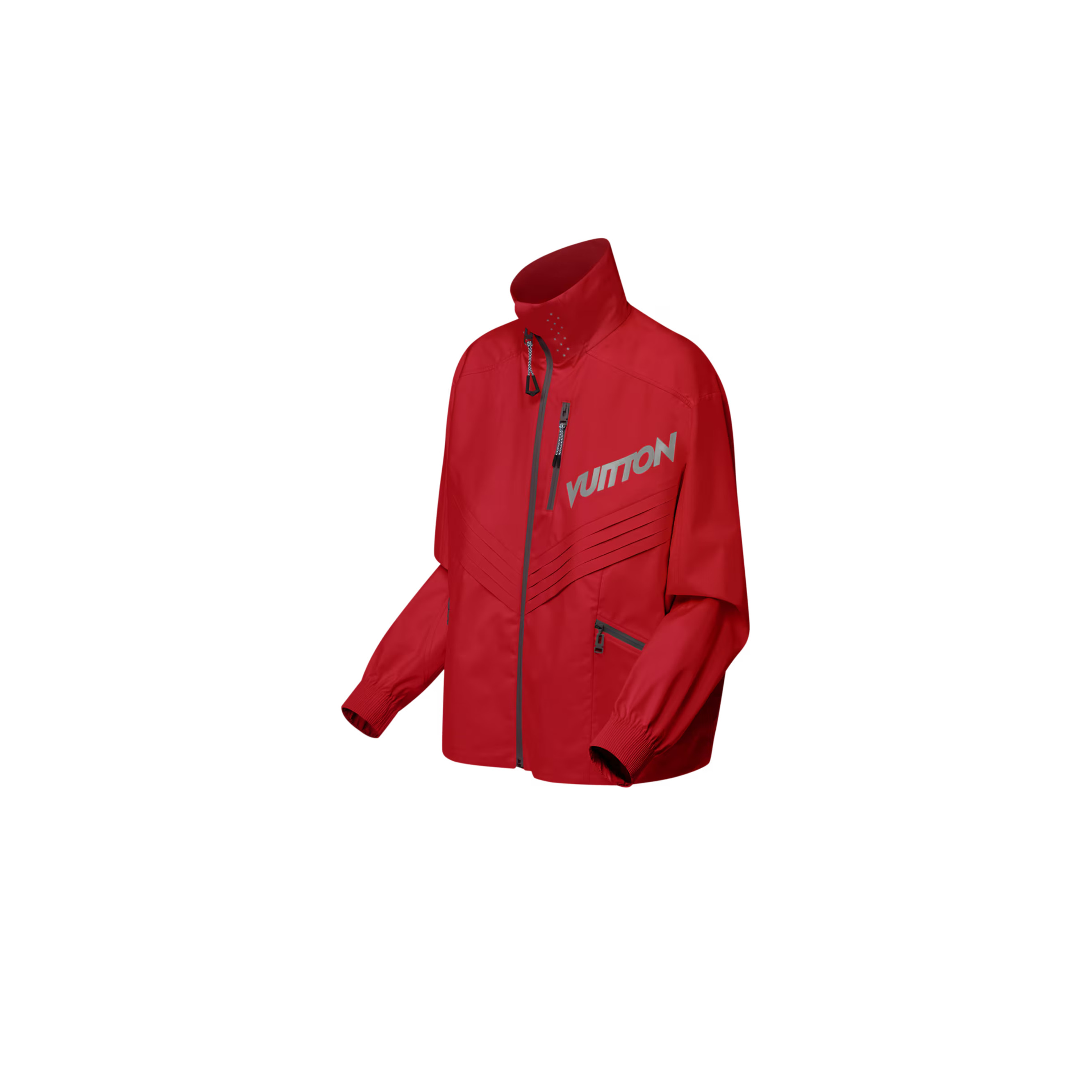 Louis Vuitton 2025FW Red Windbreaker Jacket with Signature Logo 2 i1757609451046 2799 0 0