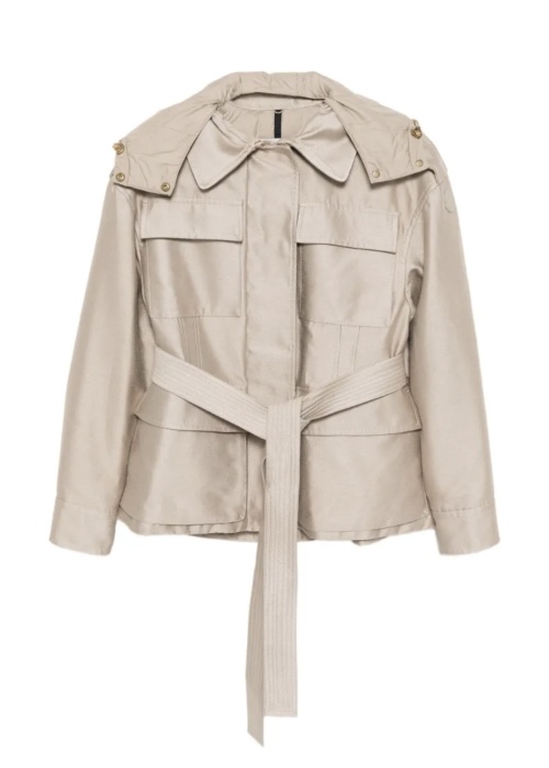 Moncler 2025FW Detachable Hooded Down Padded Jacket with Belt 1 Moncler 2025FW Detachable Hooded Down Padded Jacket with Belt