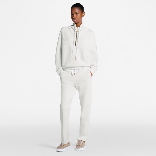 Louis Vuitton Monogram Embossed Pullover and Pants Set - Relaxed Fit 1 Louis Vuitton Monogram Embossed Pullover and Pants Set - Relaxed Fit