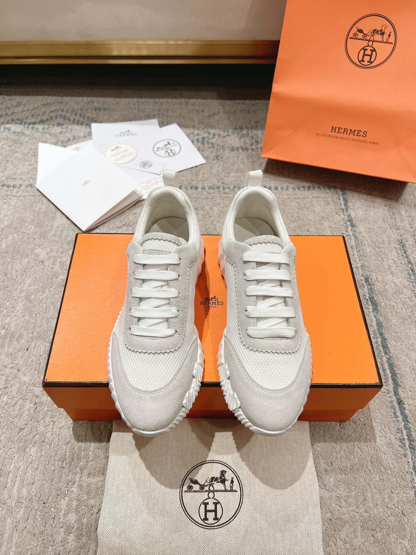 Hermes Zapatos Calzado informal Universal para hombres y mujeres Chamois Cuero de vaca Pu Piel oveja Colección otoño Fashion Casual