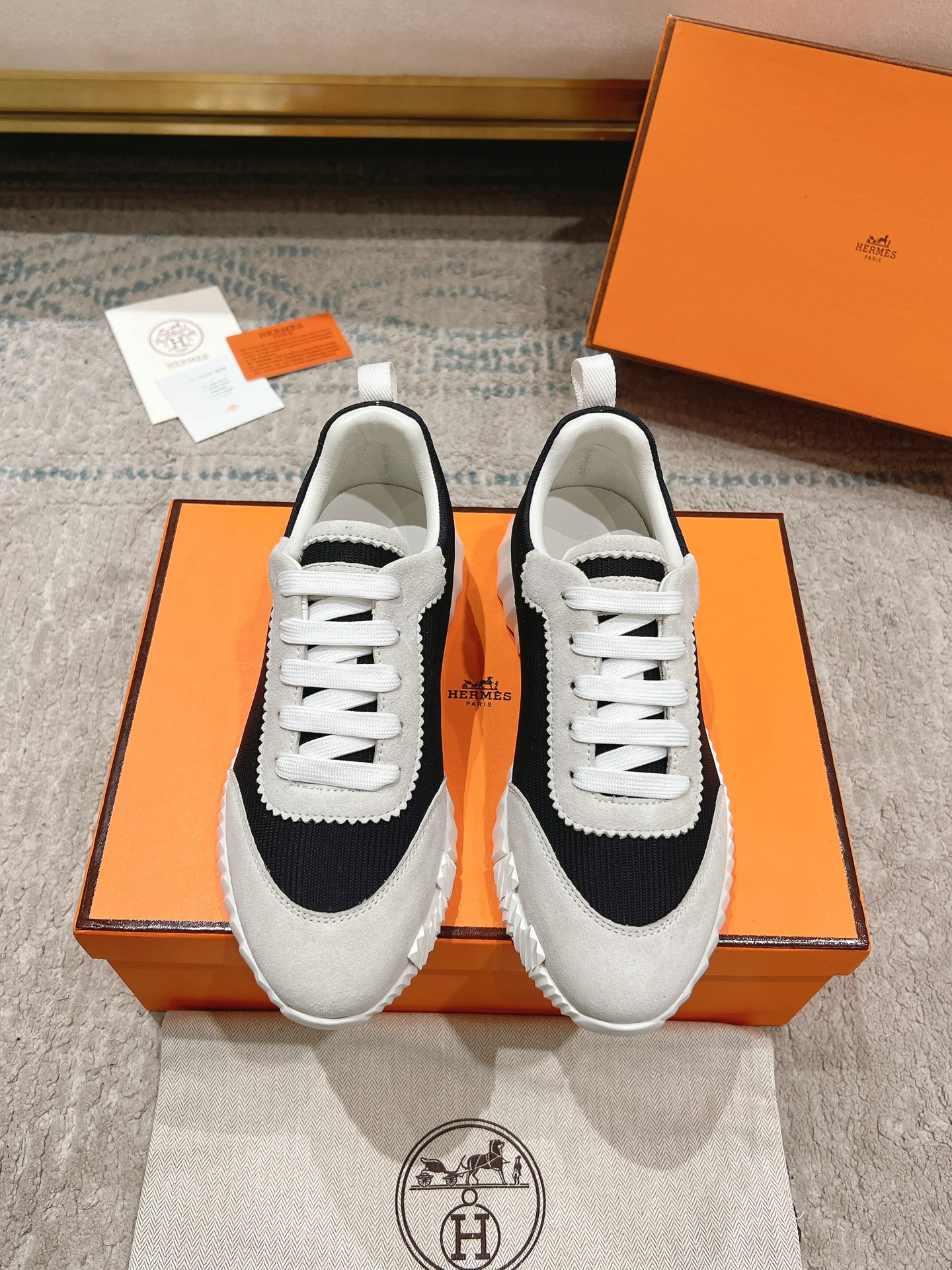 Hermes Zapatos Calzado informal Universal para hombres y mujeres Chamois Cuero de vaca Pu Piel oveja Colección otoño Fashion Casual