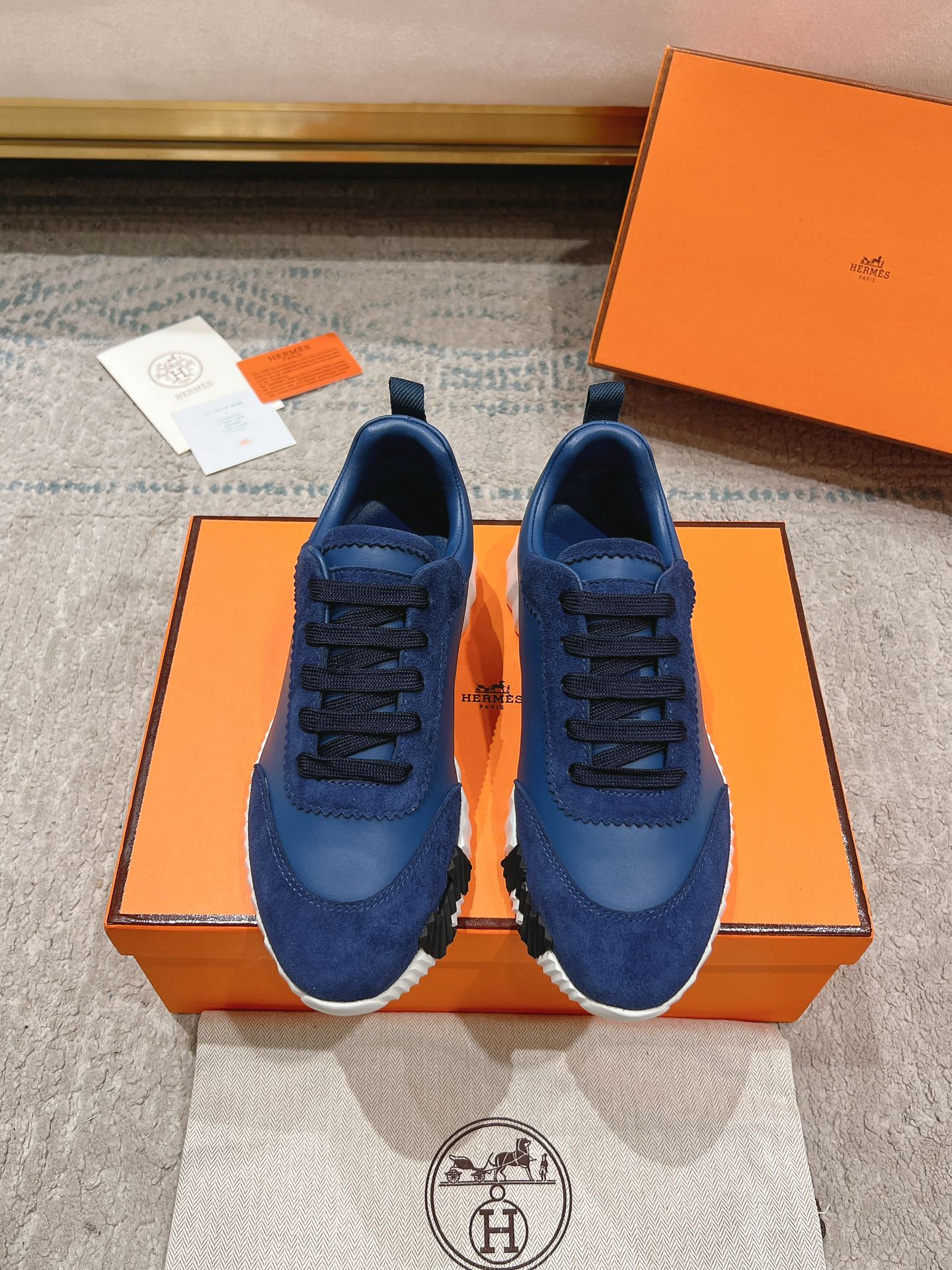 Hermes Zapatos Calzado informal Universal para hombres y mujeres Chamois Cuero de vaca Pu Piel oveja Colección otoño Fashion Casual