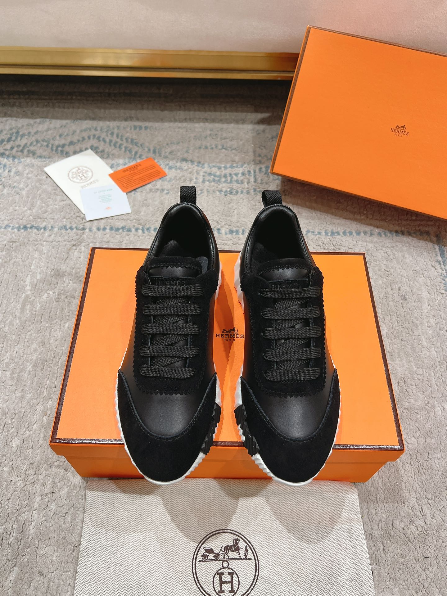 Hermes Zapatos Calzado informal Universal para hombres y mujeres Chamois Cuero de vaca Pu Piel oveja Colección otoño Fashion Casual